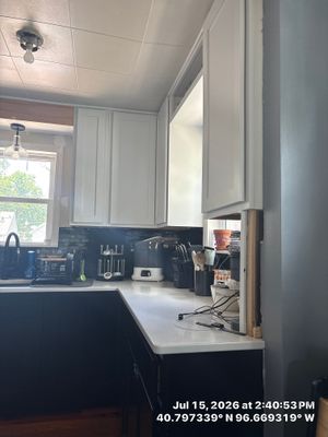 Two-Tone Kitchen Cabinetry and Quartz Countertop Installation in Lincoln