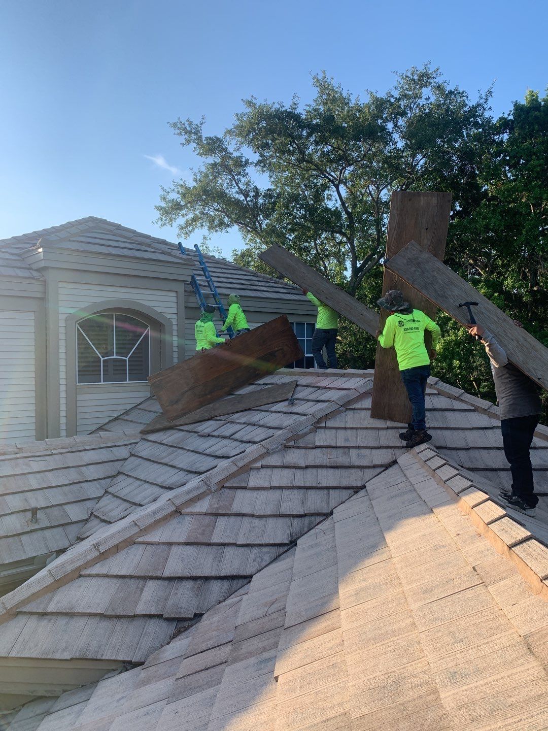 Residential Roofing Installation using Concrete Tile in Bonita Bay Community by International Roofing