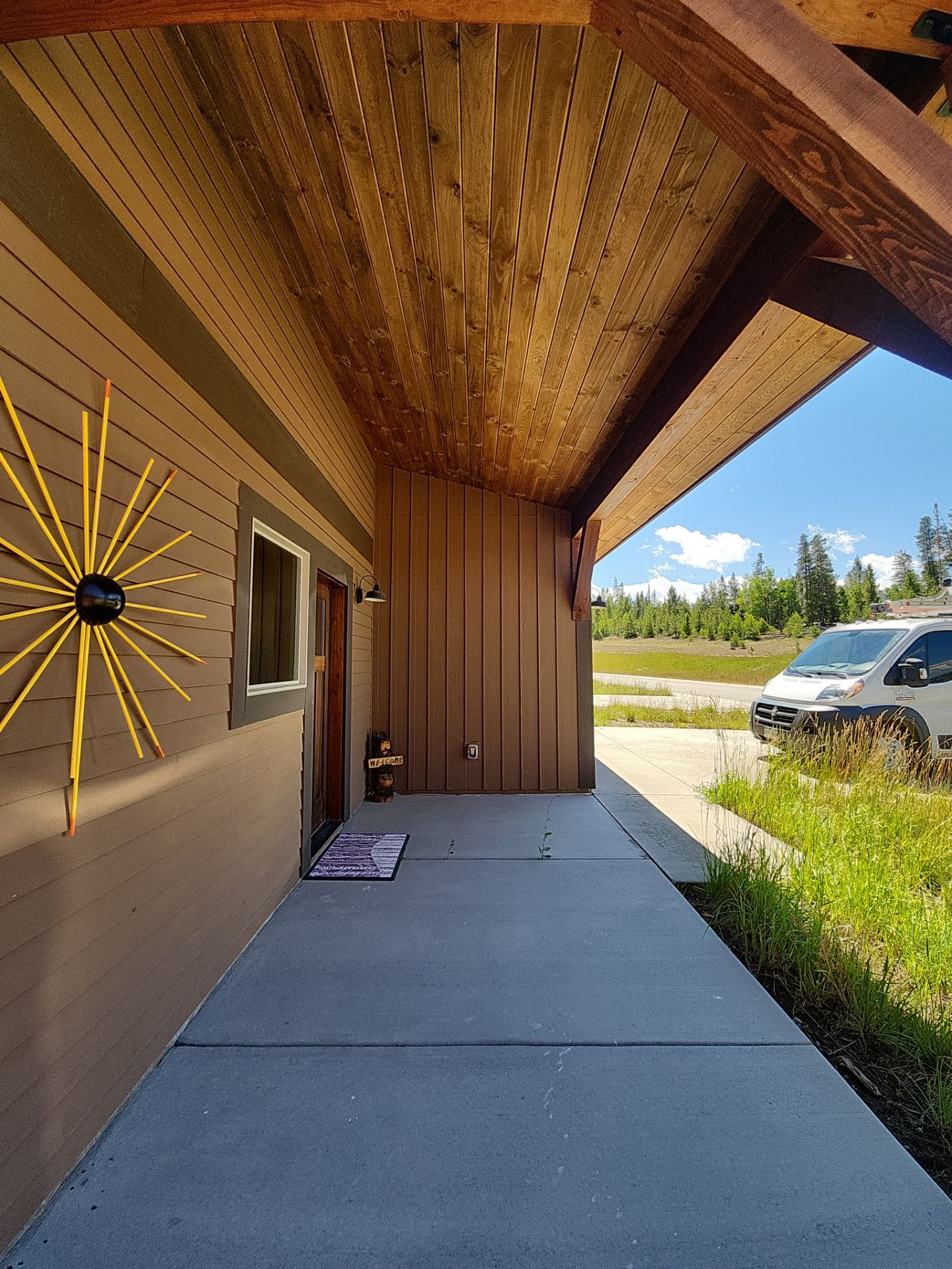 Exterior Painting Using Stain by Wheatley Creek Services