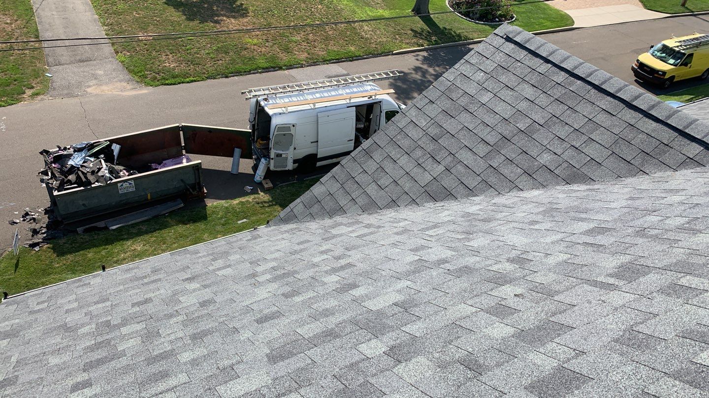Residential Roofing Installation using Owens Corning TruDefinition & Certainteed Cedar Impressions Pacific Blue by A Plus Exterior
