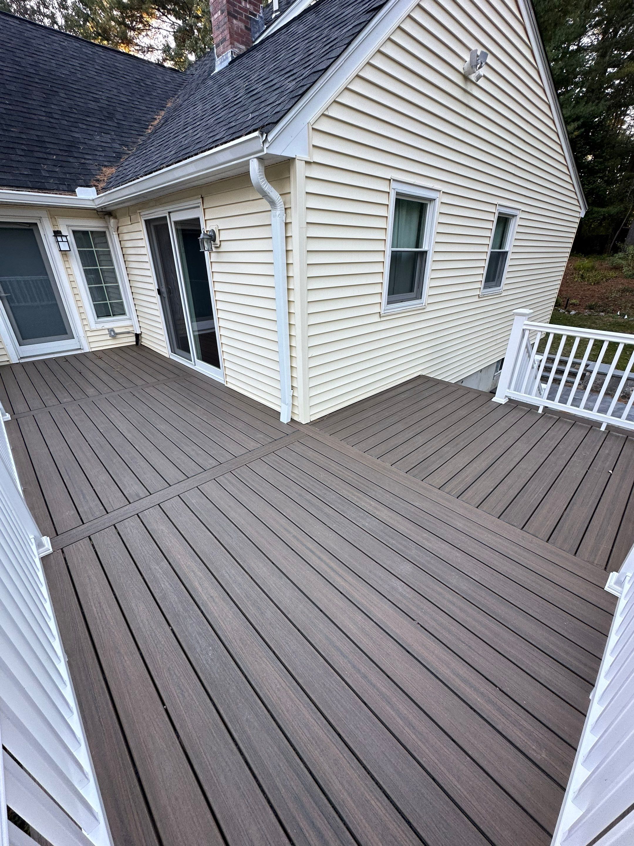 New Deck buit in Medfield MA by UBrothers Construction