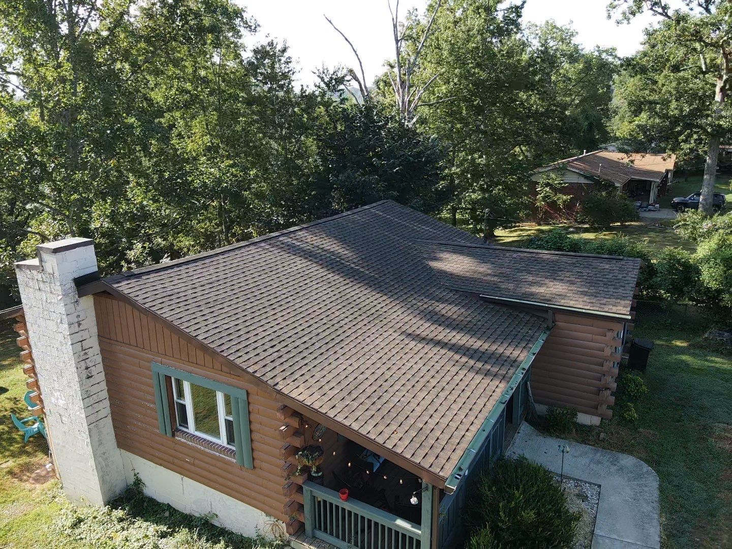 Residential Roofing Installation using GAF Timberline HDZ Barkwood by Rainstoppers Roofing