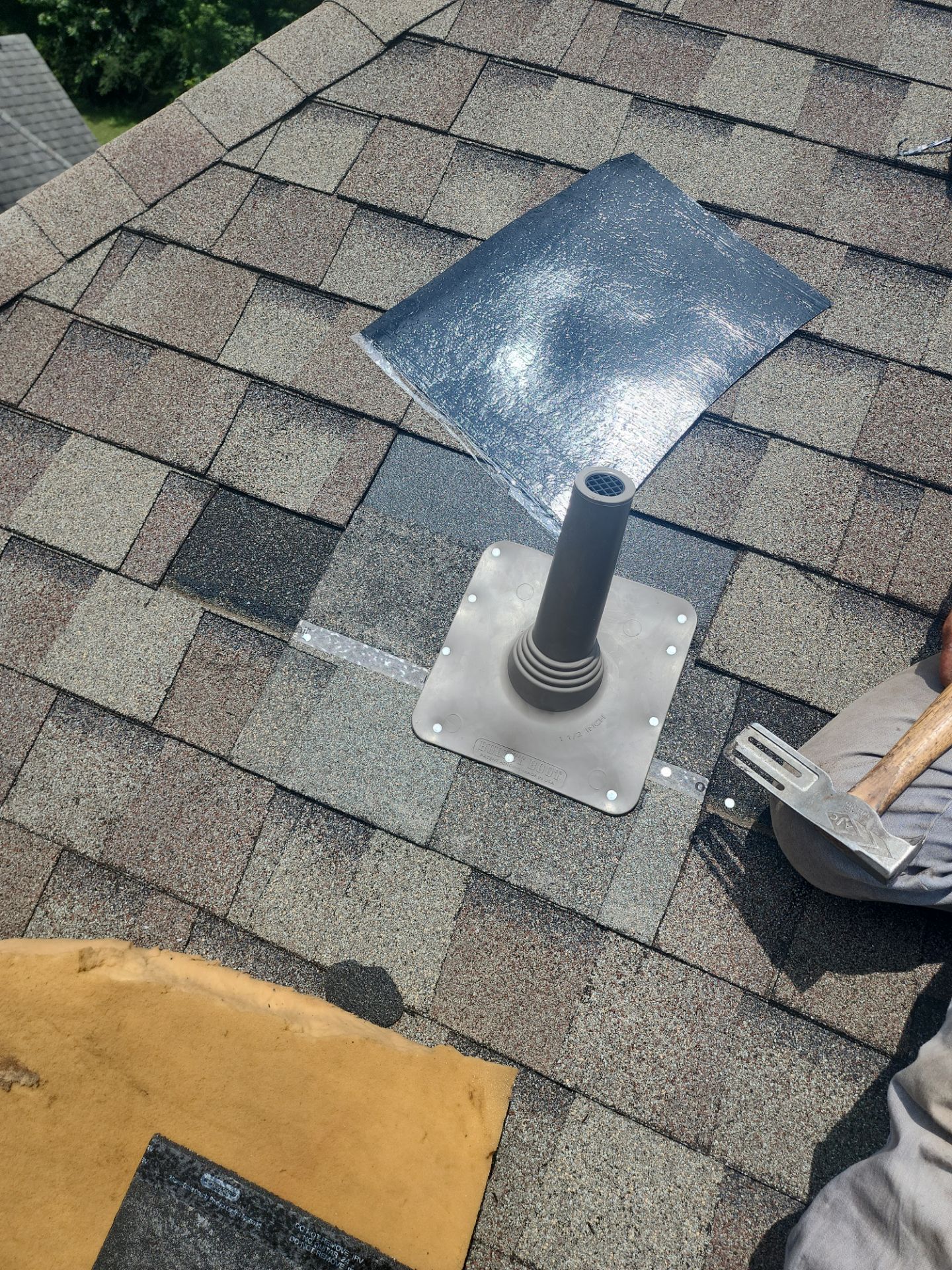 Hail Damage using Owen's Corning Duration (Lifetime) Shingles by Roof Repair Company