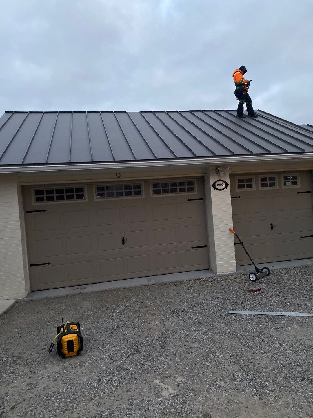 Residential Roofing Installation using 24 Ga Standing Seam Metal  by Jay Carter Roofing & Sheet Metal