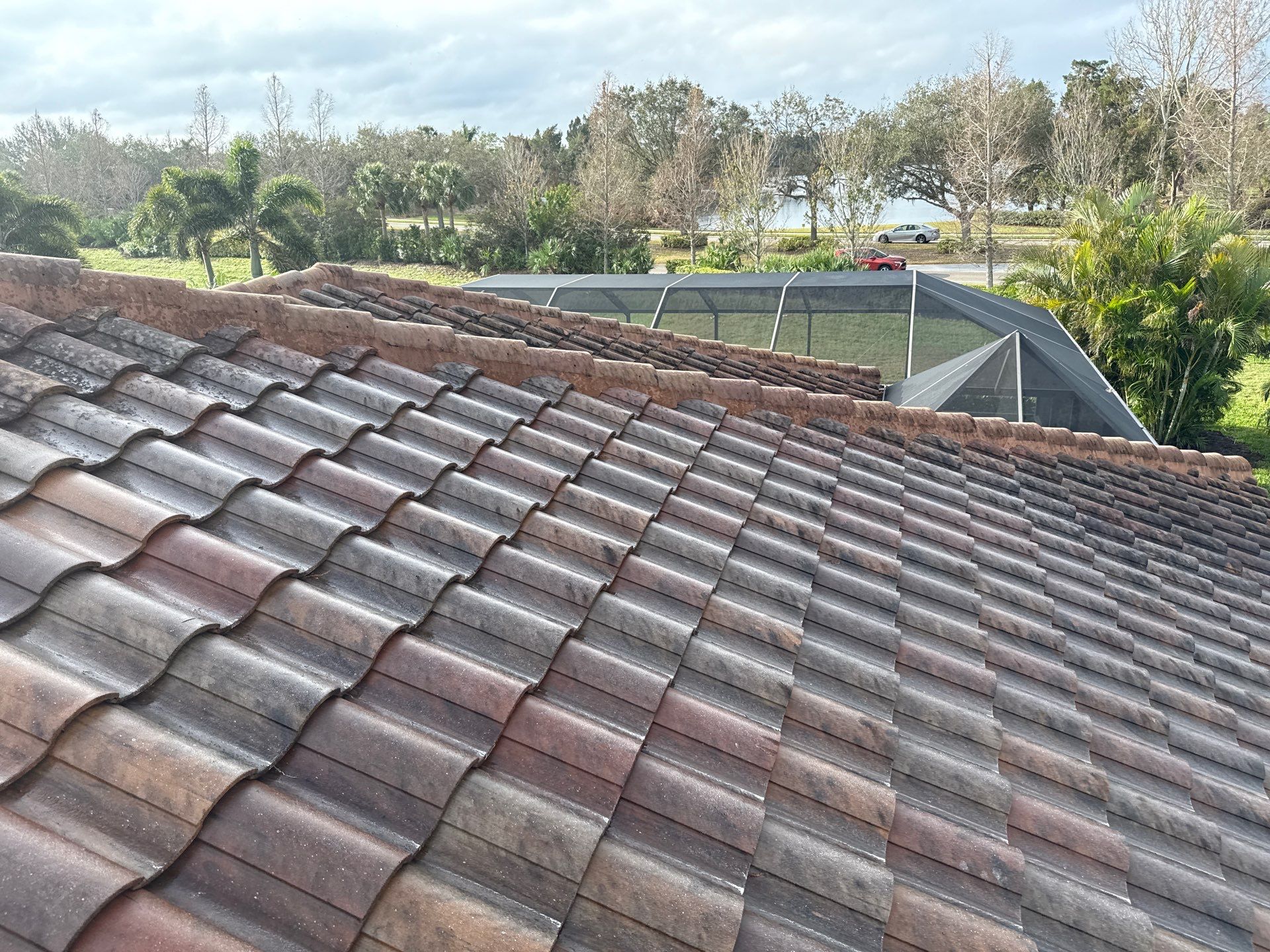 Paver Pool Deck, Driveway & Concrete Tile Roof Cleaning in River Strand, Bradenton, FL | Sunshine AquaWash by Sunshine AquaWash
