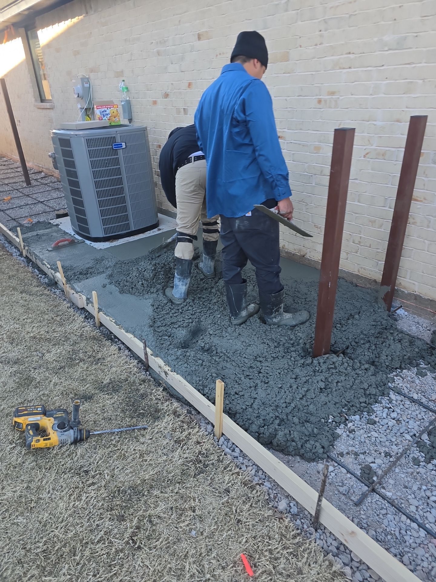 Concrete Sidewalk And Footer by Clays Services Inc