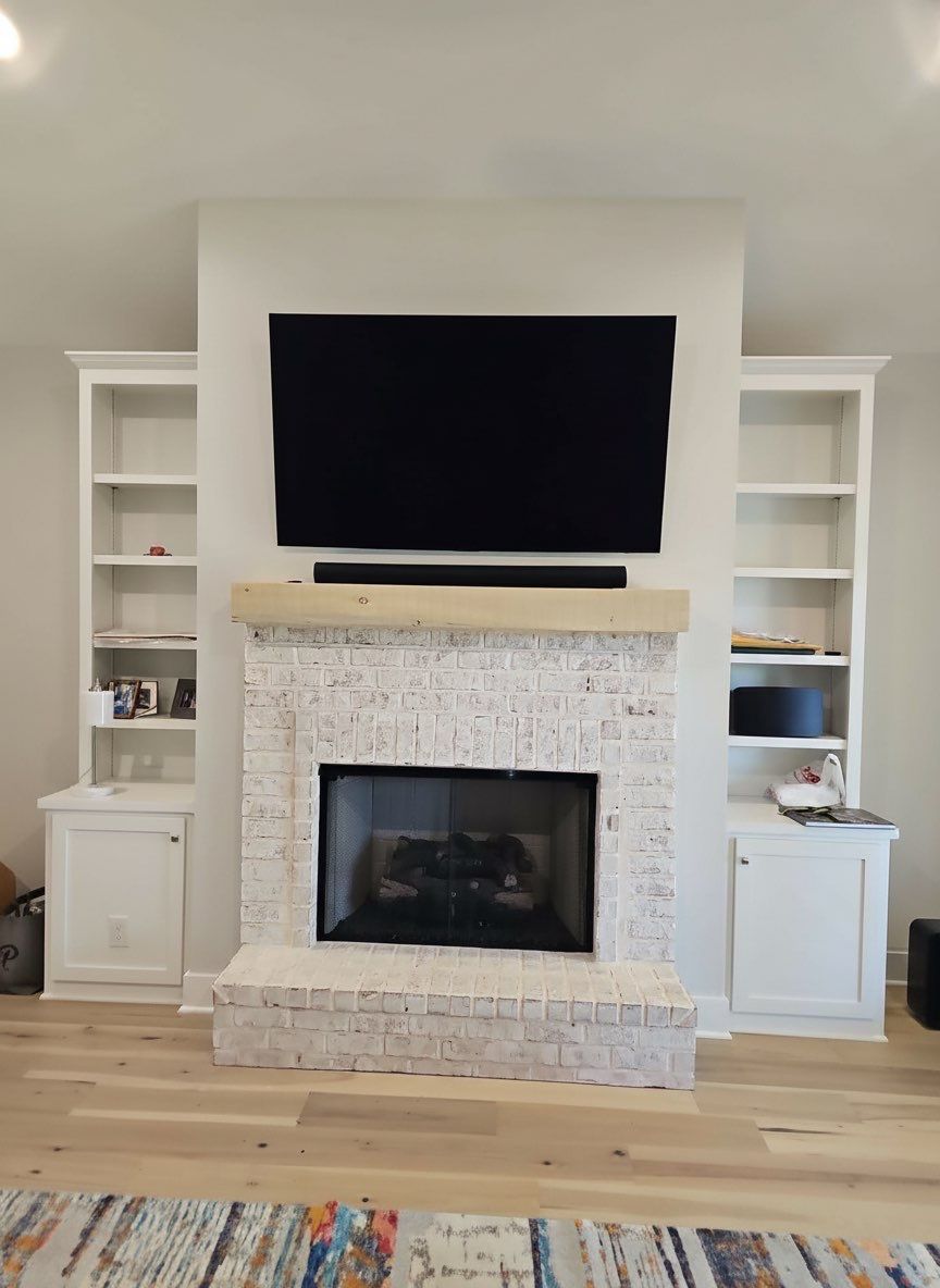 Fireplace TV Mounting Projects by Hangman Mounting & Installation 