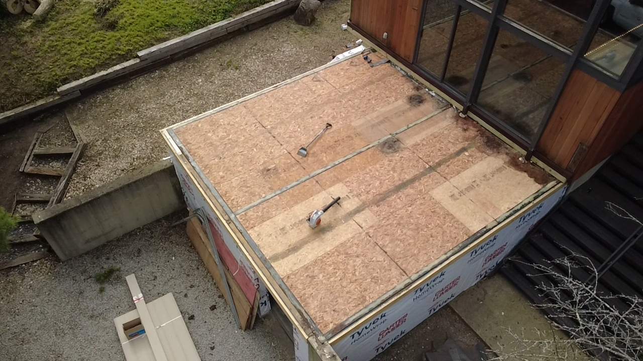 Residential Flat Roof Reconstruction & Substrate Repair by Level Up Roofing and Restoration Services LLC