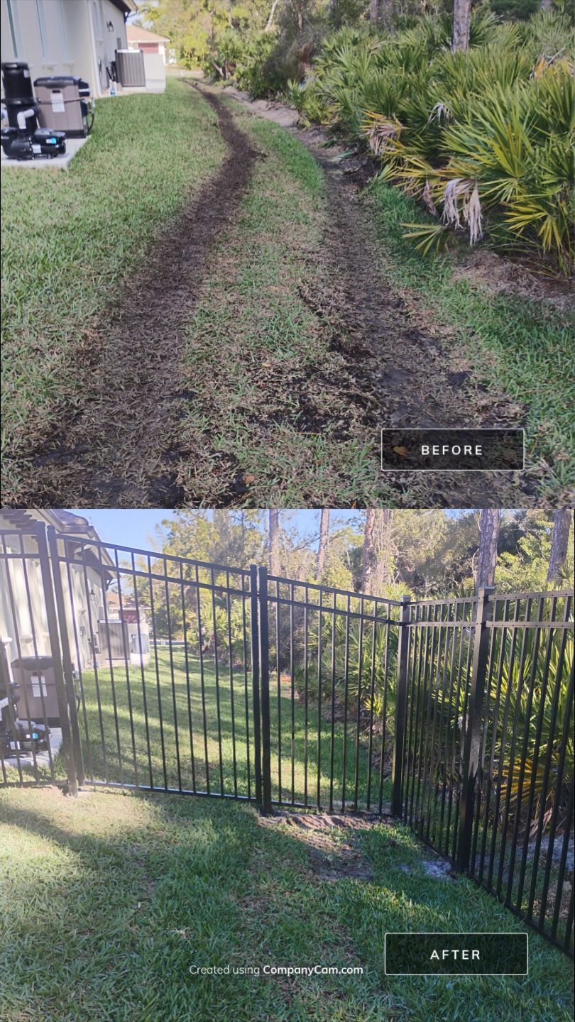 6' Commercial Aluminum Fence in Englewood by True Fence LLC