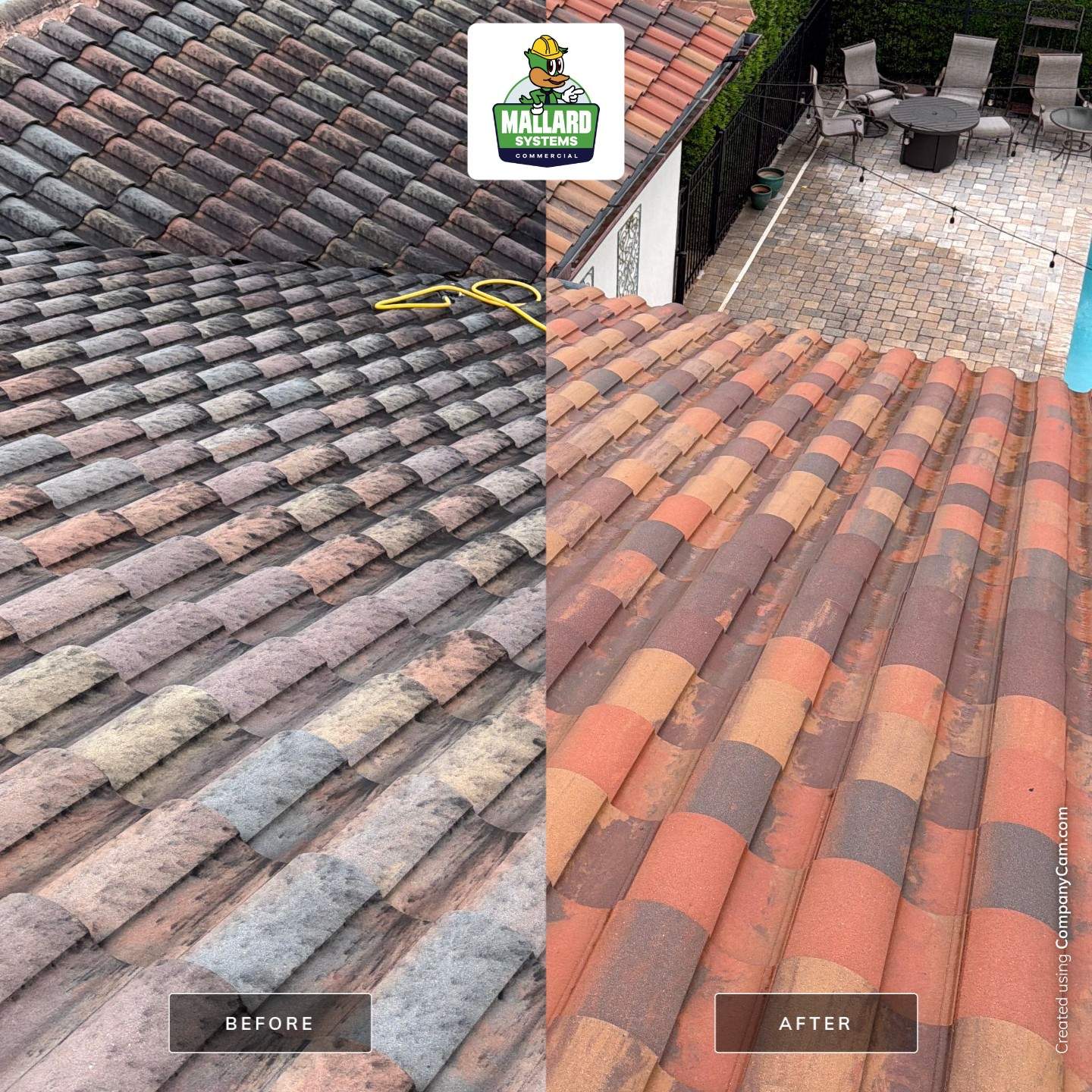 Residential Tile Roof Cleaning in Windermere by Mallard Systems