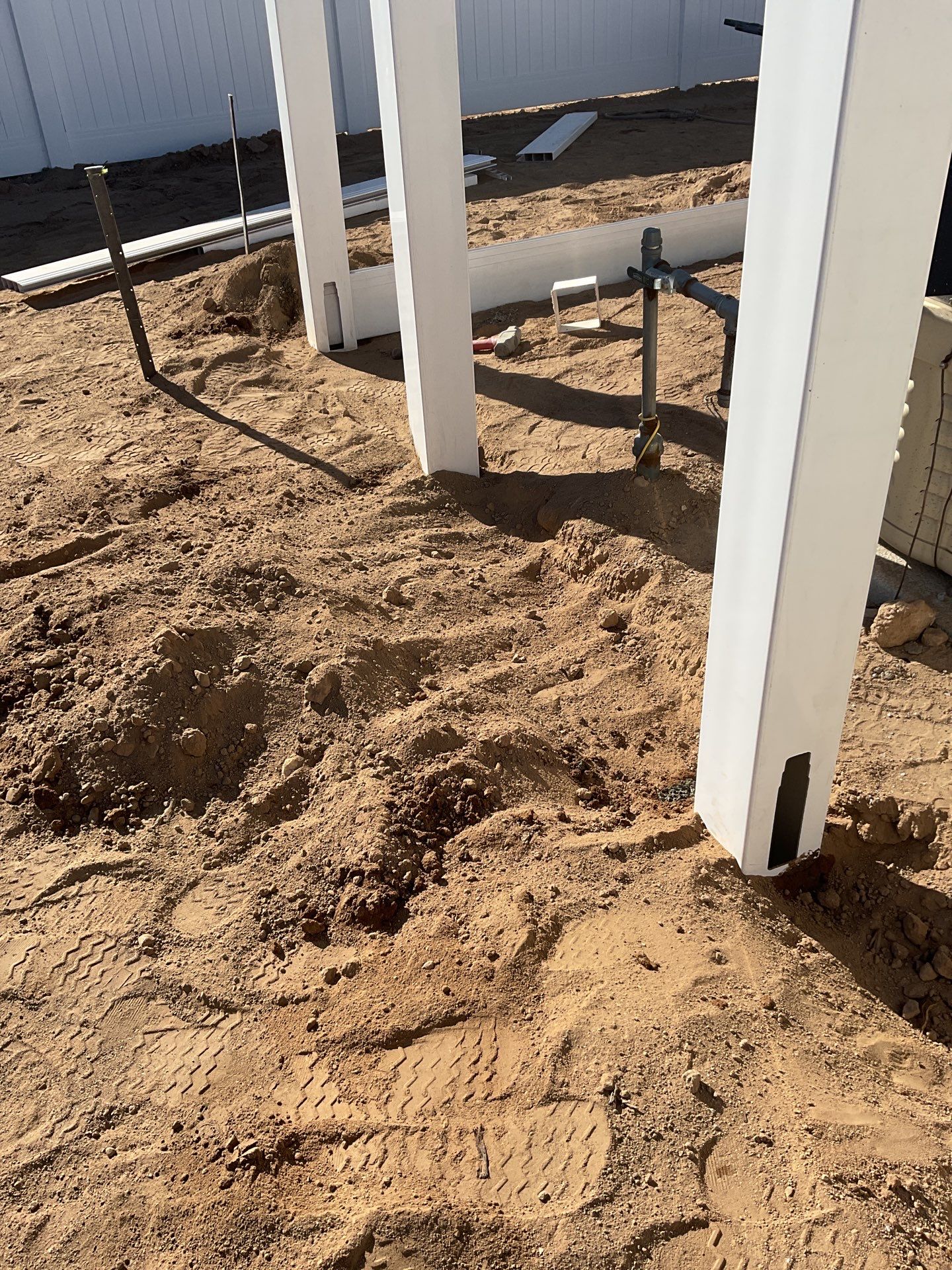 Fence Installation using Vinyl by Fence Guys Inc. 