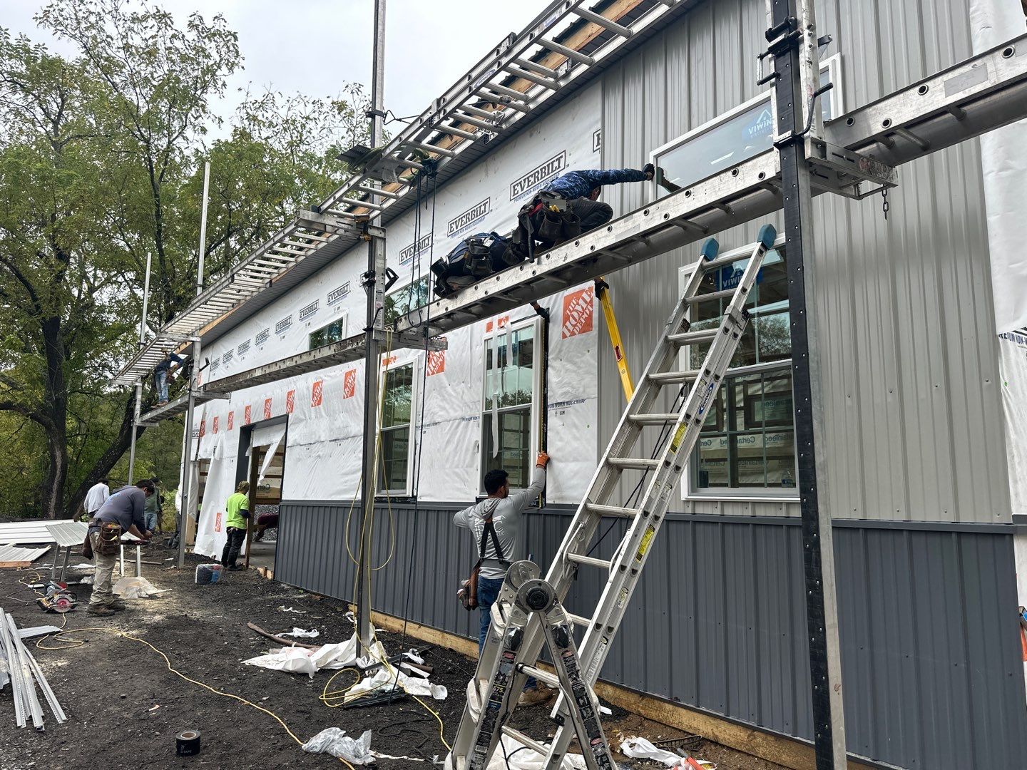 Large Garage Build by Bec Construction Llc