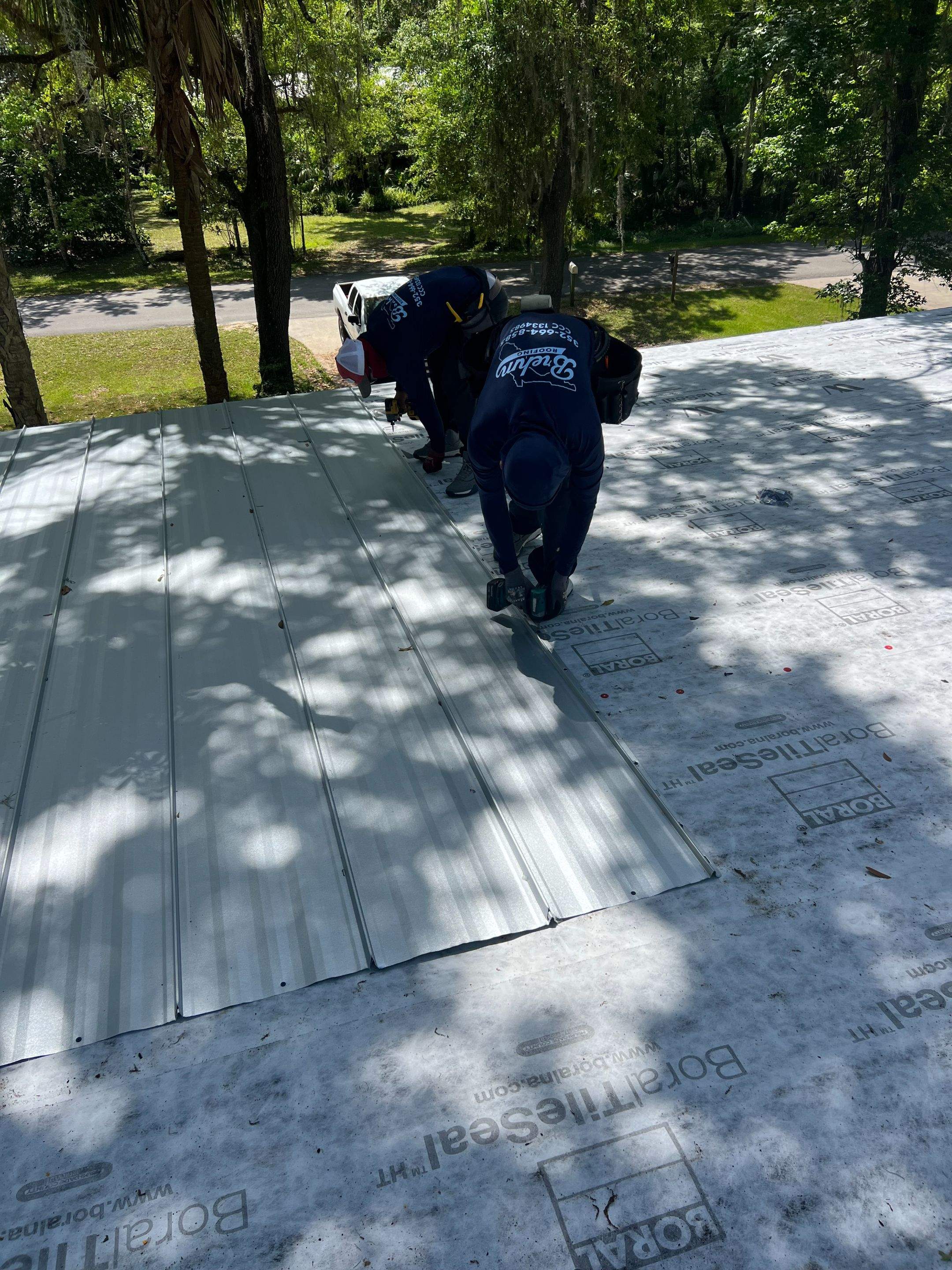 Standing Seam Metal Roof Replacement in Chiefland, Florida by Brehm Roofing