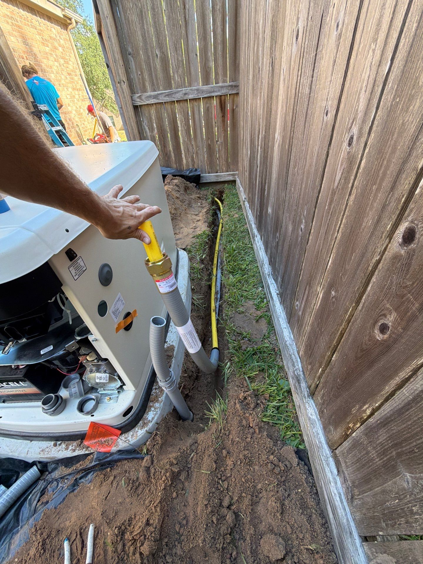 Generac Standby Generator Installation in Willis, Texas by GenTex Elite Services