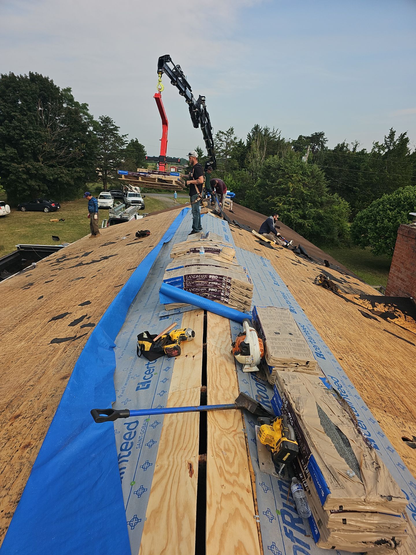 Roof Replacement - Colonial Slate by Winchester Roofing