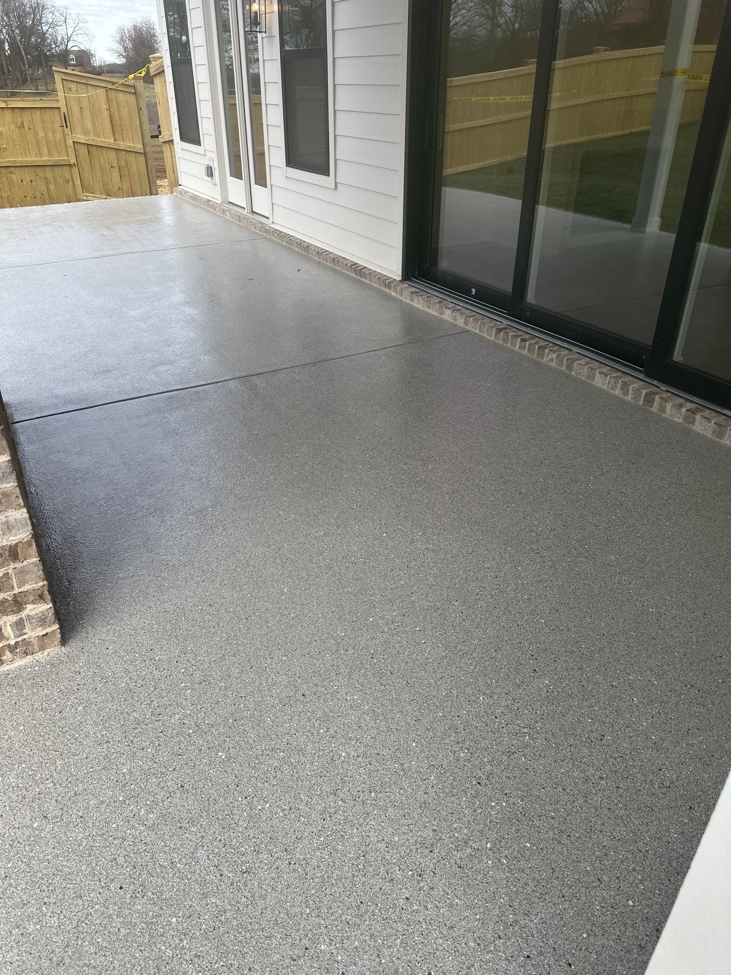 Patio Floor Coating using Quartzite by My Garage Floor Guys