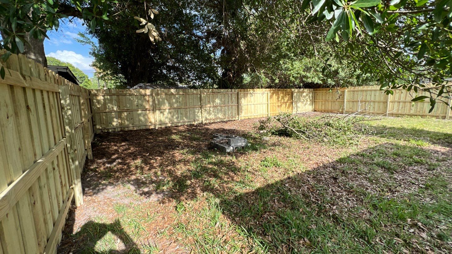 Sarasota, FL 6ft. Tall Treated Board on Board Privacy Fence  by Asap fence and gates, LLC