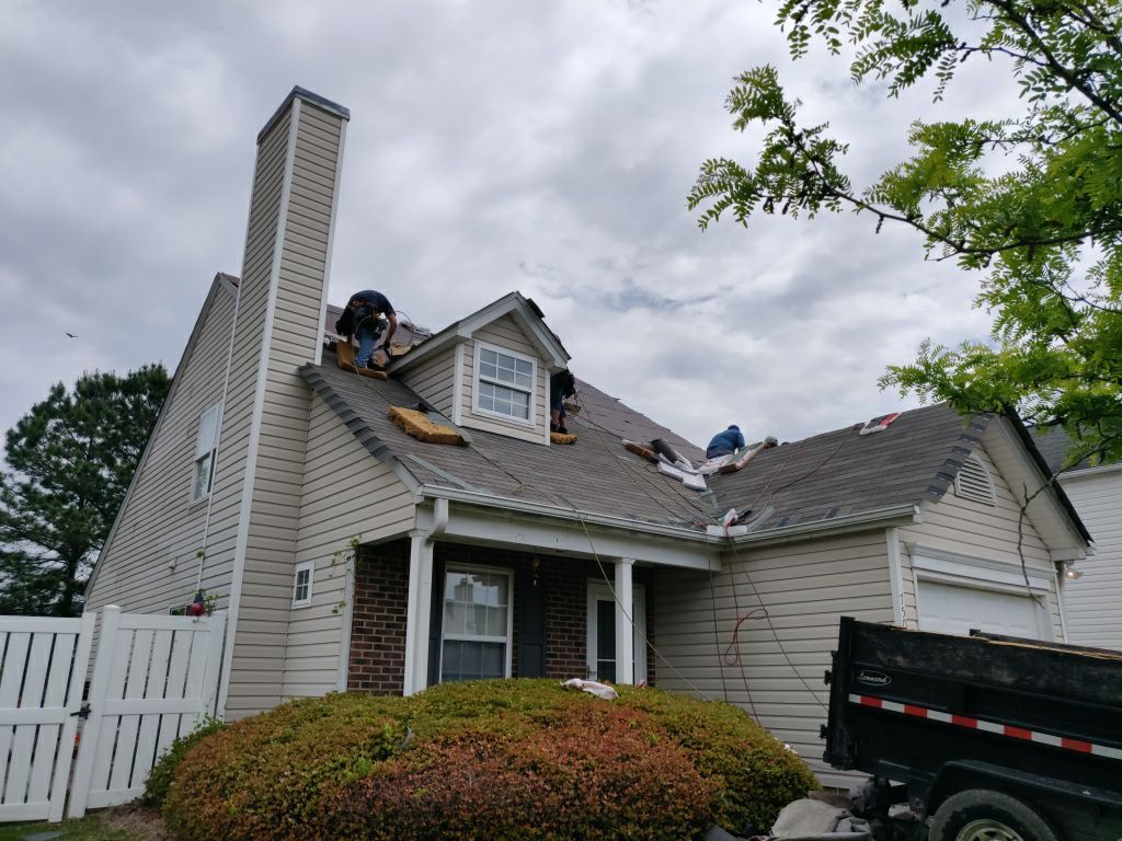 Residential Roofing Installation using Roof Installation by American Roofing NC