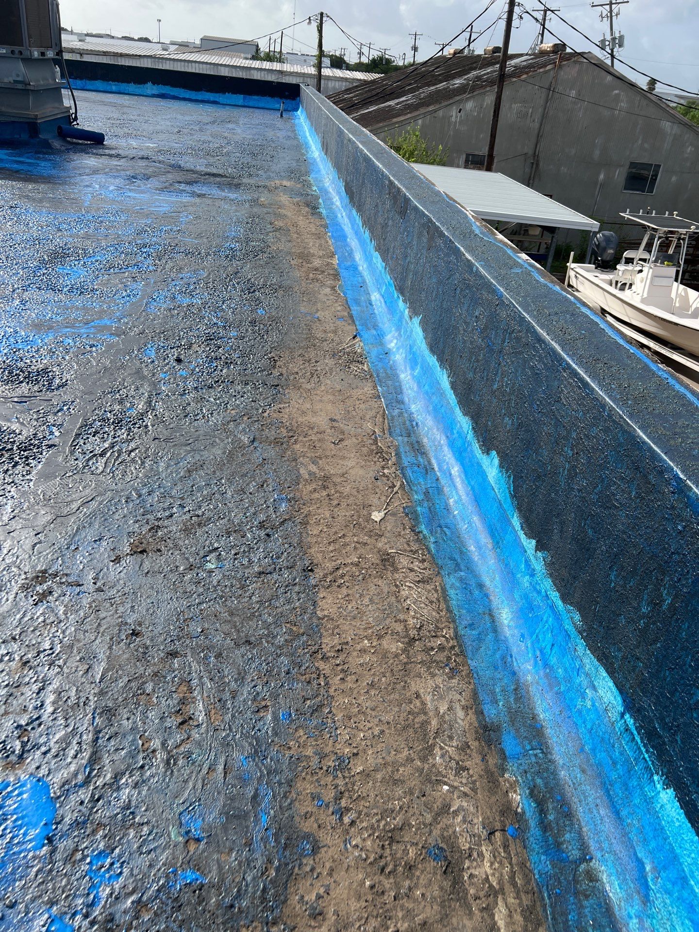 Dirty leaking Gravel Roof by Bayfront Roofing and Construction