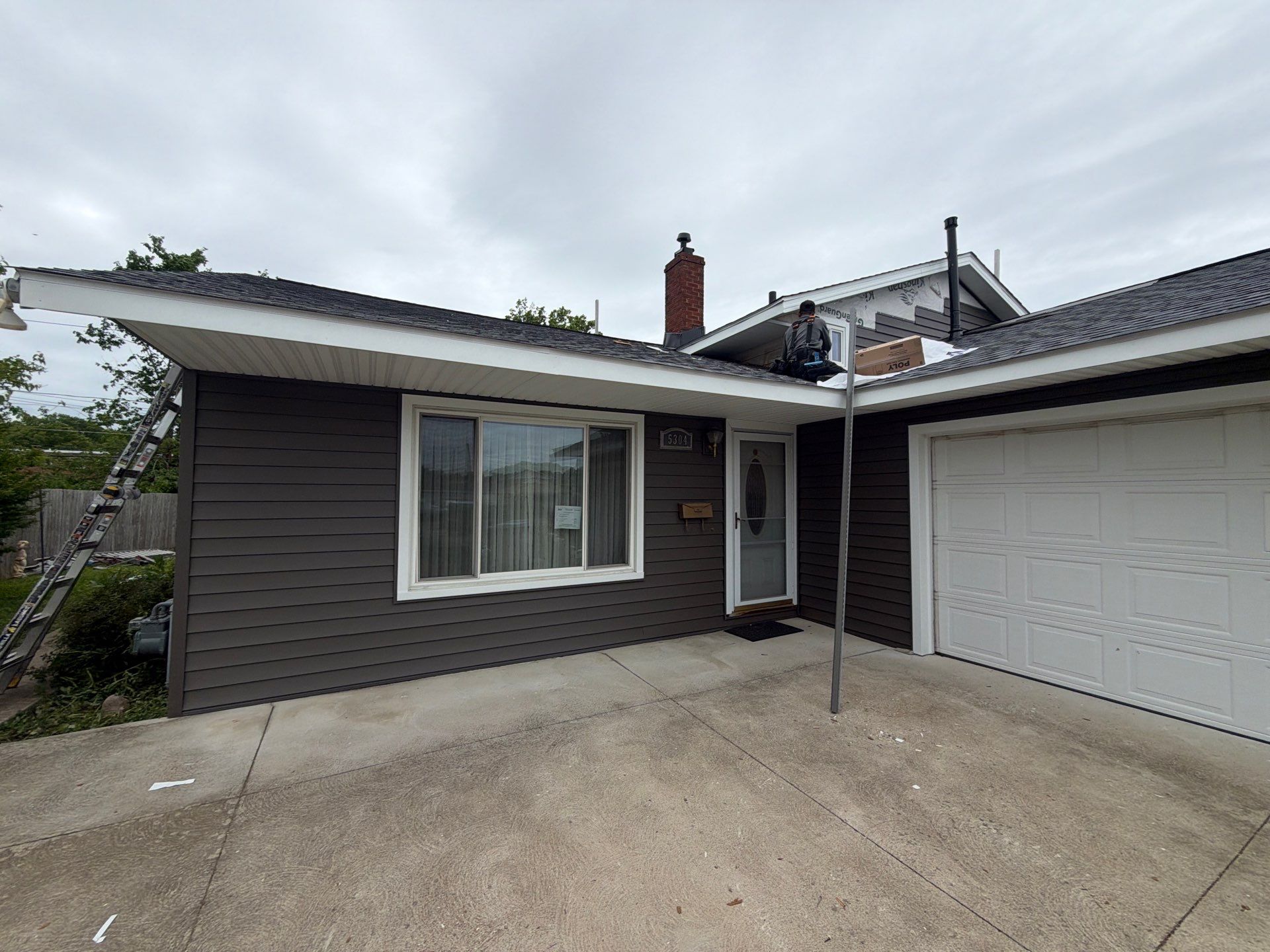 Alside Coventry Siding and Gutter Installation in Parma, Ohio by Homestyle Home Improvements (HHI)