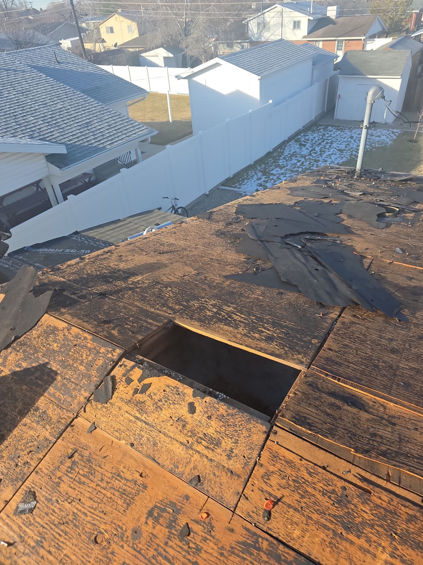 Project in Brigham City, UT by The Roofing Experience, LLC