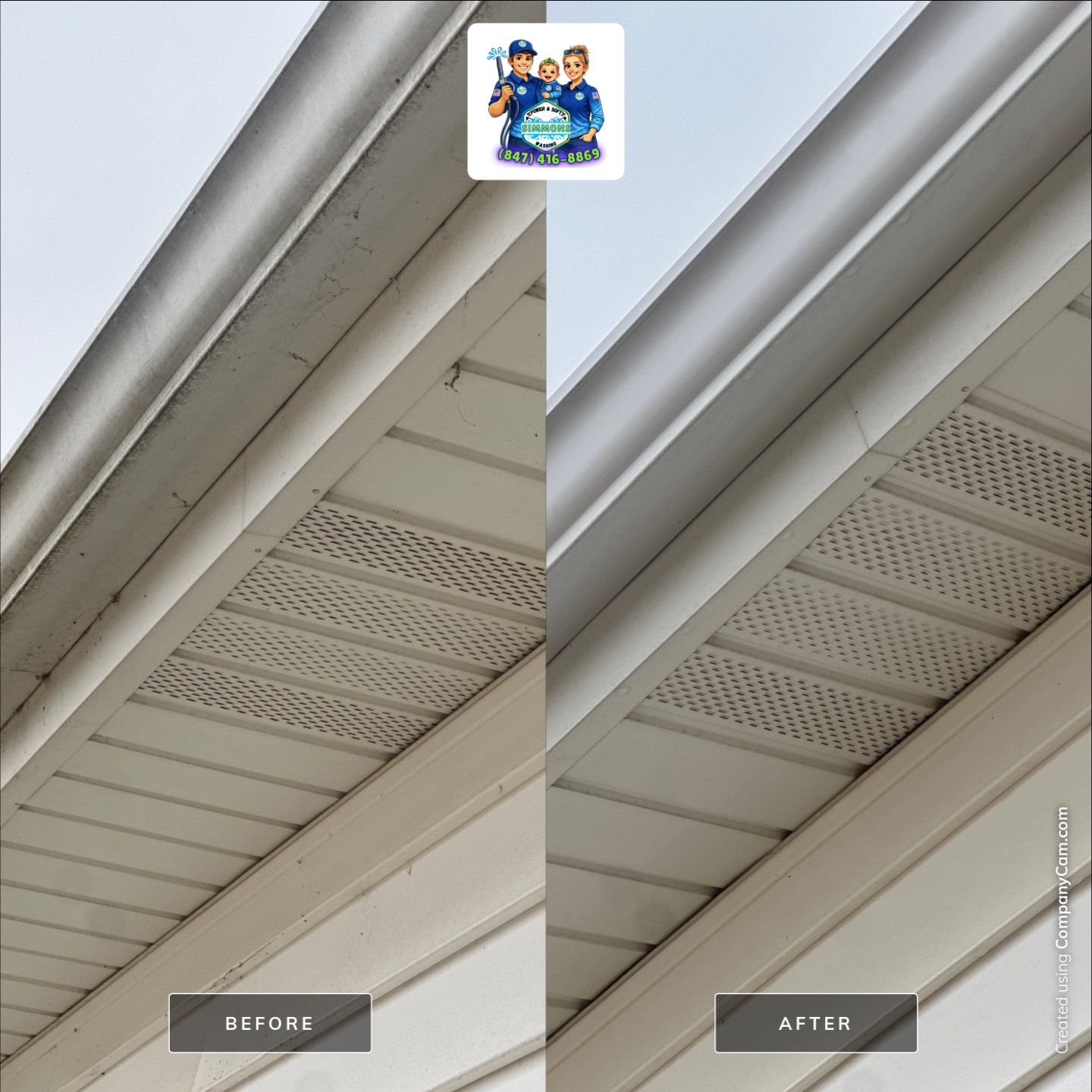 Project in Kenosha by Simmons Power & Soft Washing