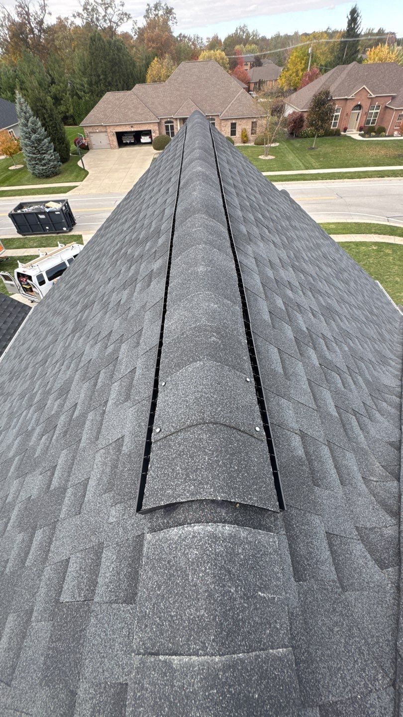 Residential Roofing Installation using GAF Timberline HDZ Charcoal by Nitro Roofing and Construction