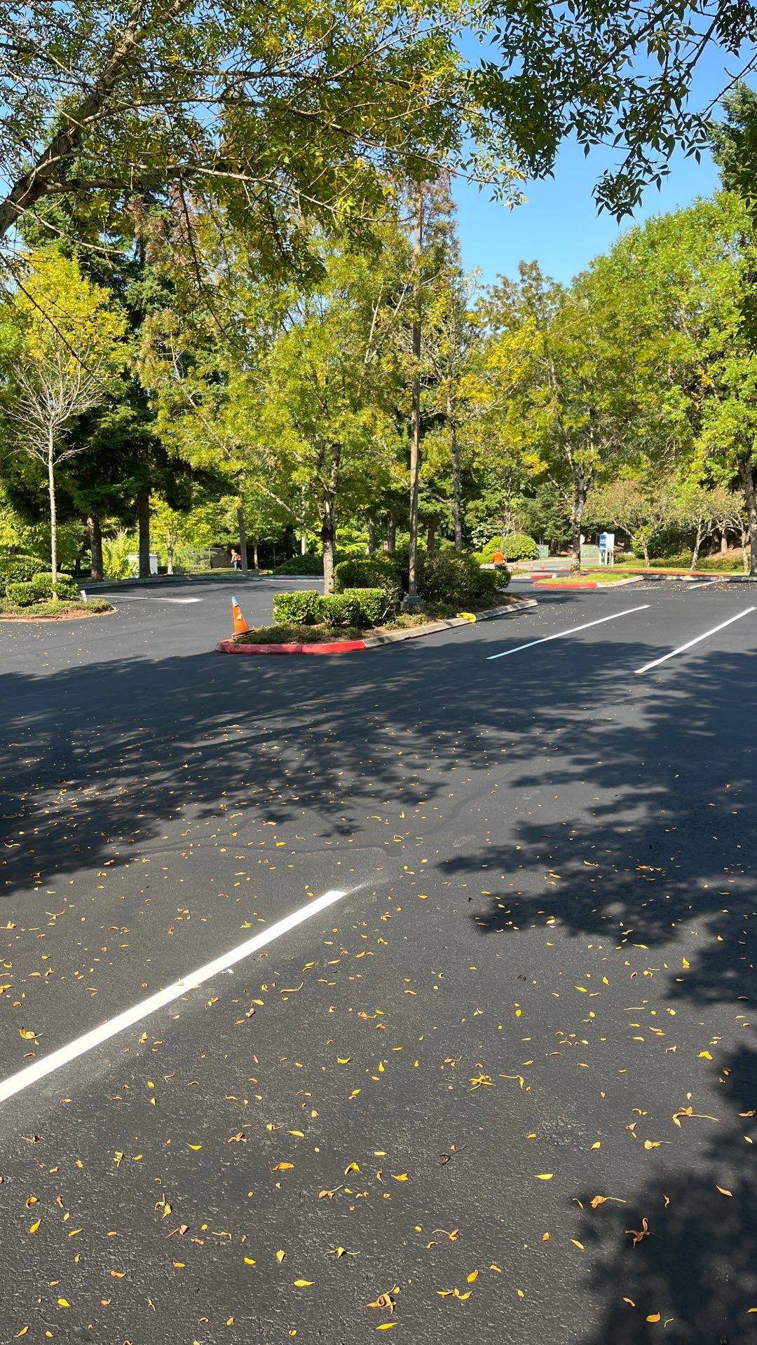 Kidder Matthews | Parking Lot Sealcoating & Striping with Concrete Curb & Patch Repairs  by Jireh Asphalt & Concrete Inc 