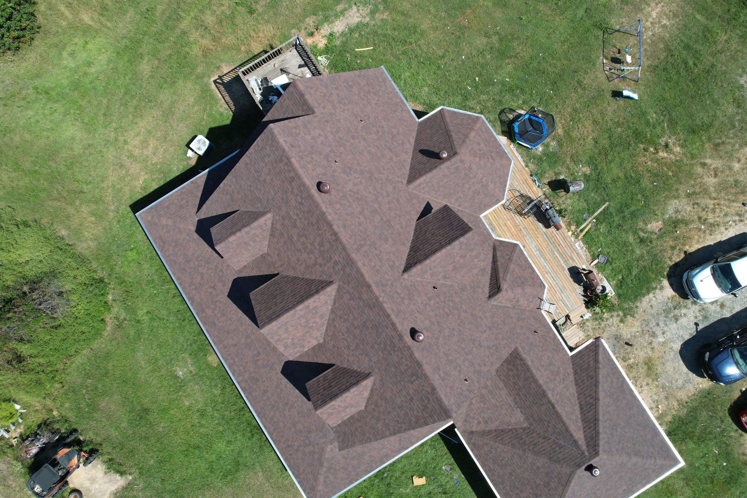 Residential Roofing Installation using Malarkey Highlander NEX by Hostetler Roofing