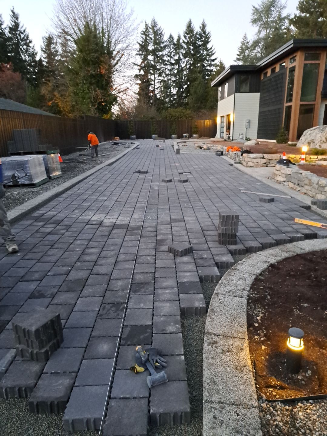 Permeable Pavers Driveway by Jireh Asphalt & Concrete Inc 