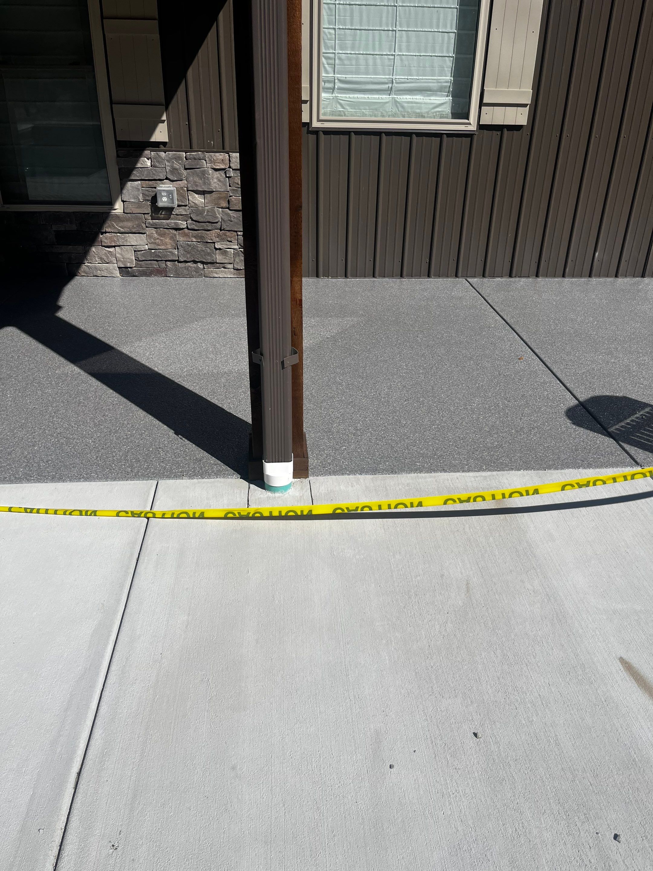 Patio Floor Coating using Briar by My Garage Floor Guys