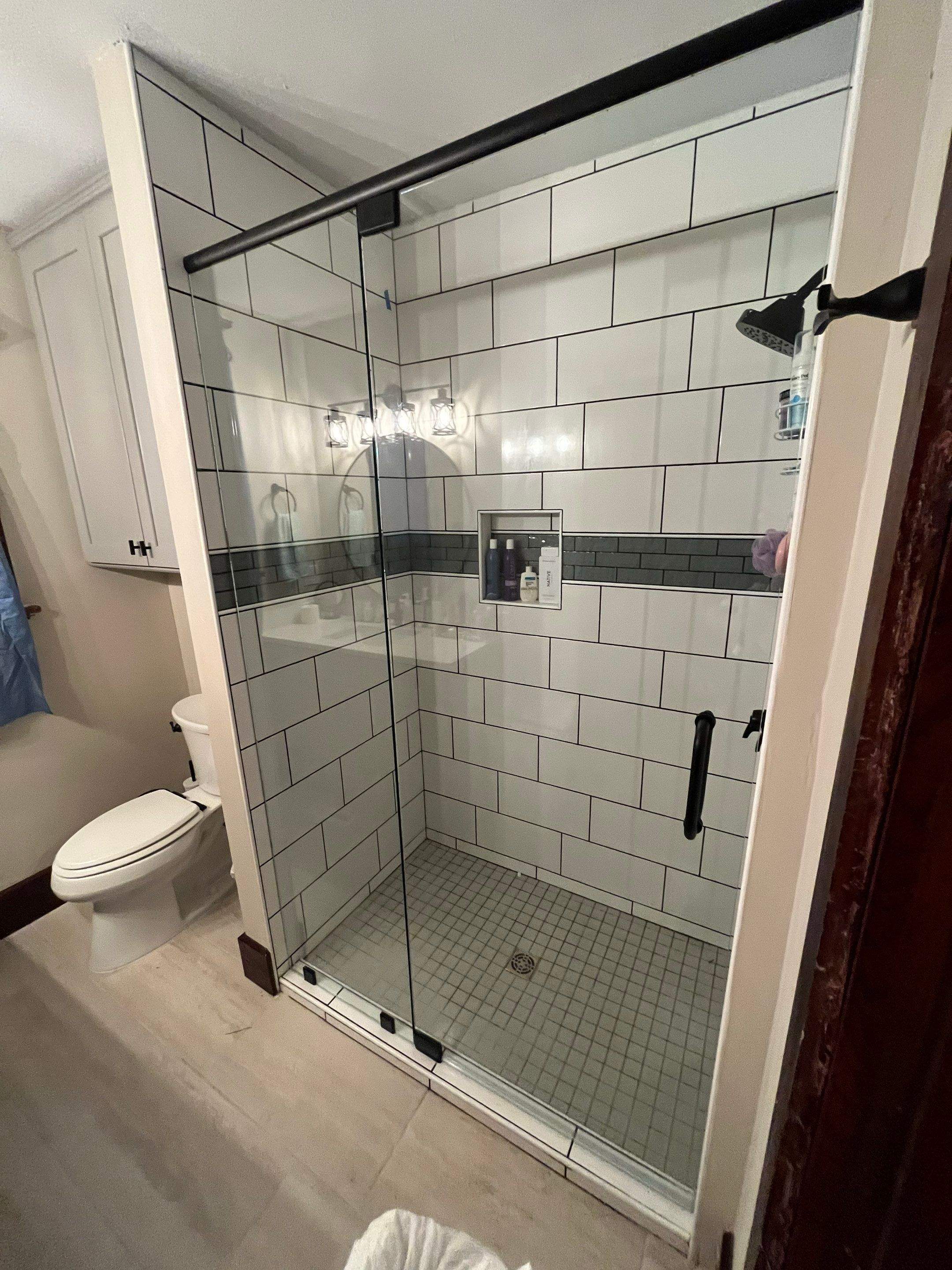 Shower Pictures by Custom Glass Service