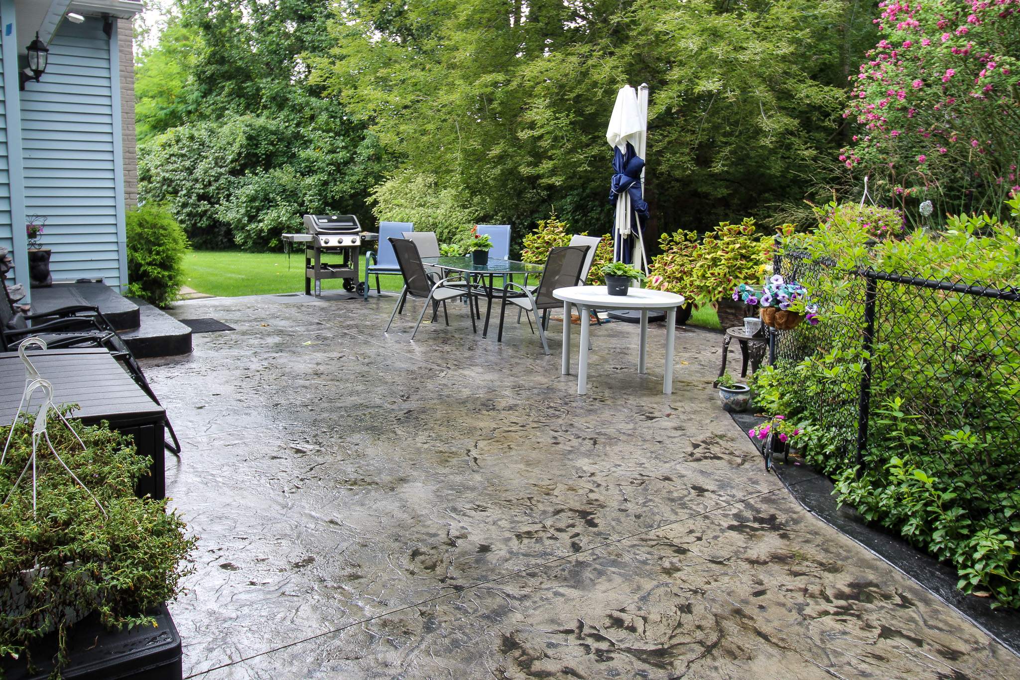 Stamped Concrete by Ivy Lea Construction