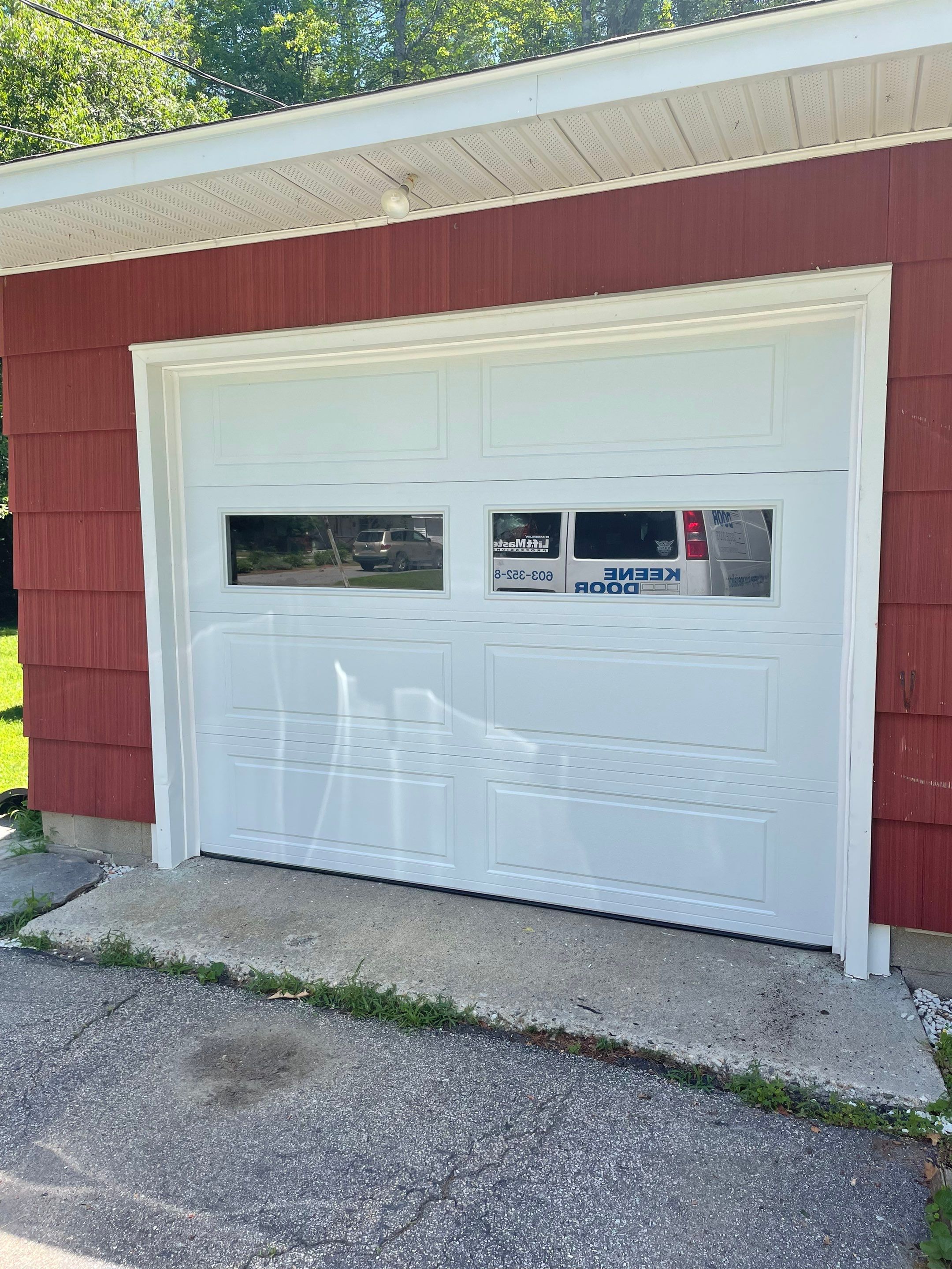 Door Installation using Raynor Encore Garage Door by Keene Door