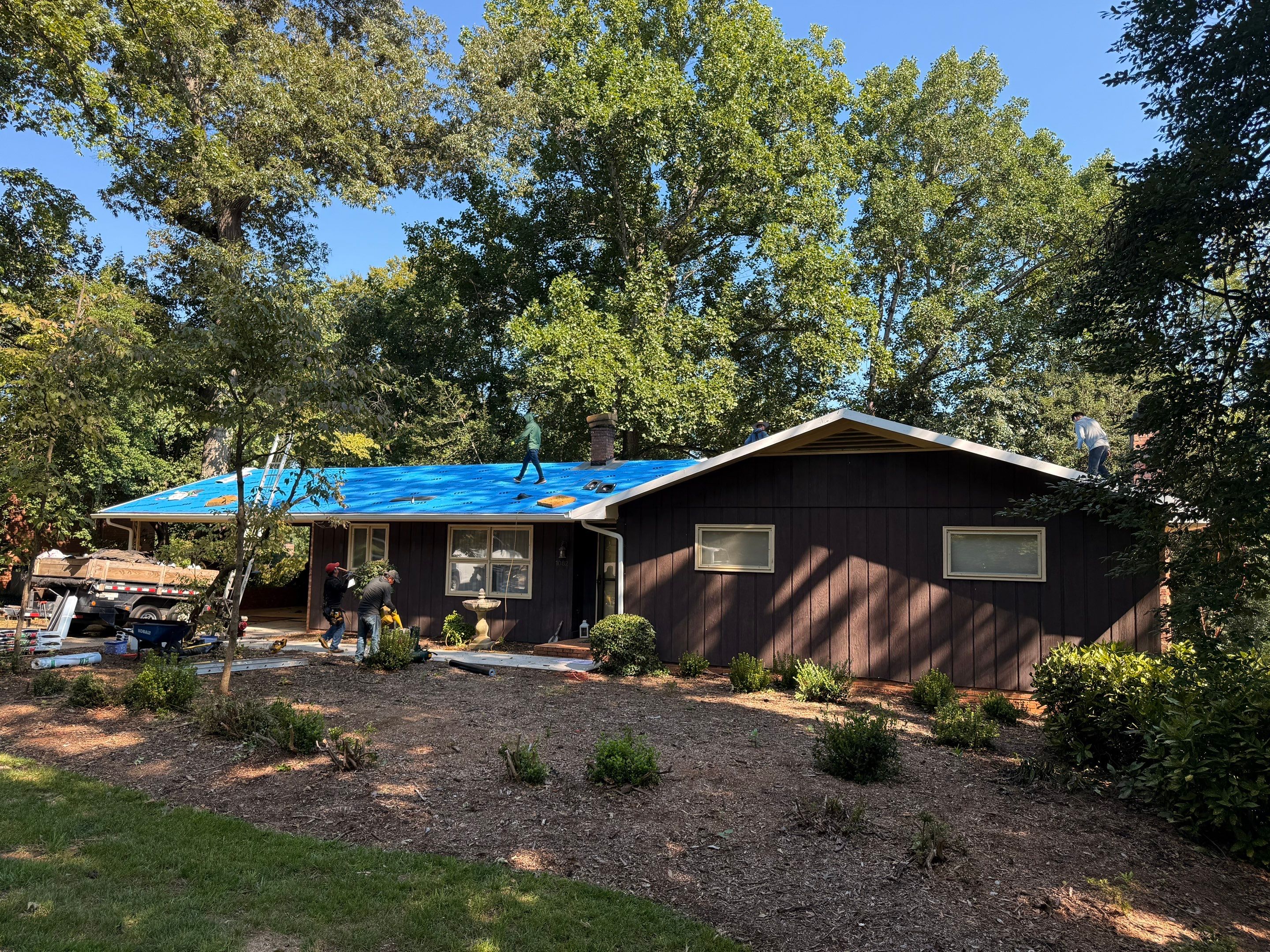 Residential Roof Replacement using TAMKO Titan XT Rustic Black by RISE Roofing & Restoration, LLC