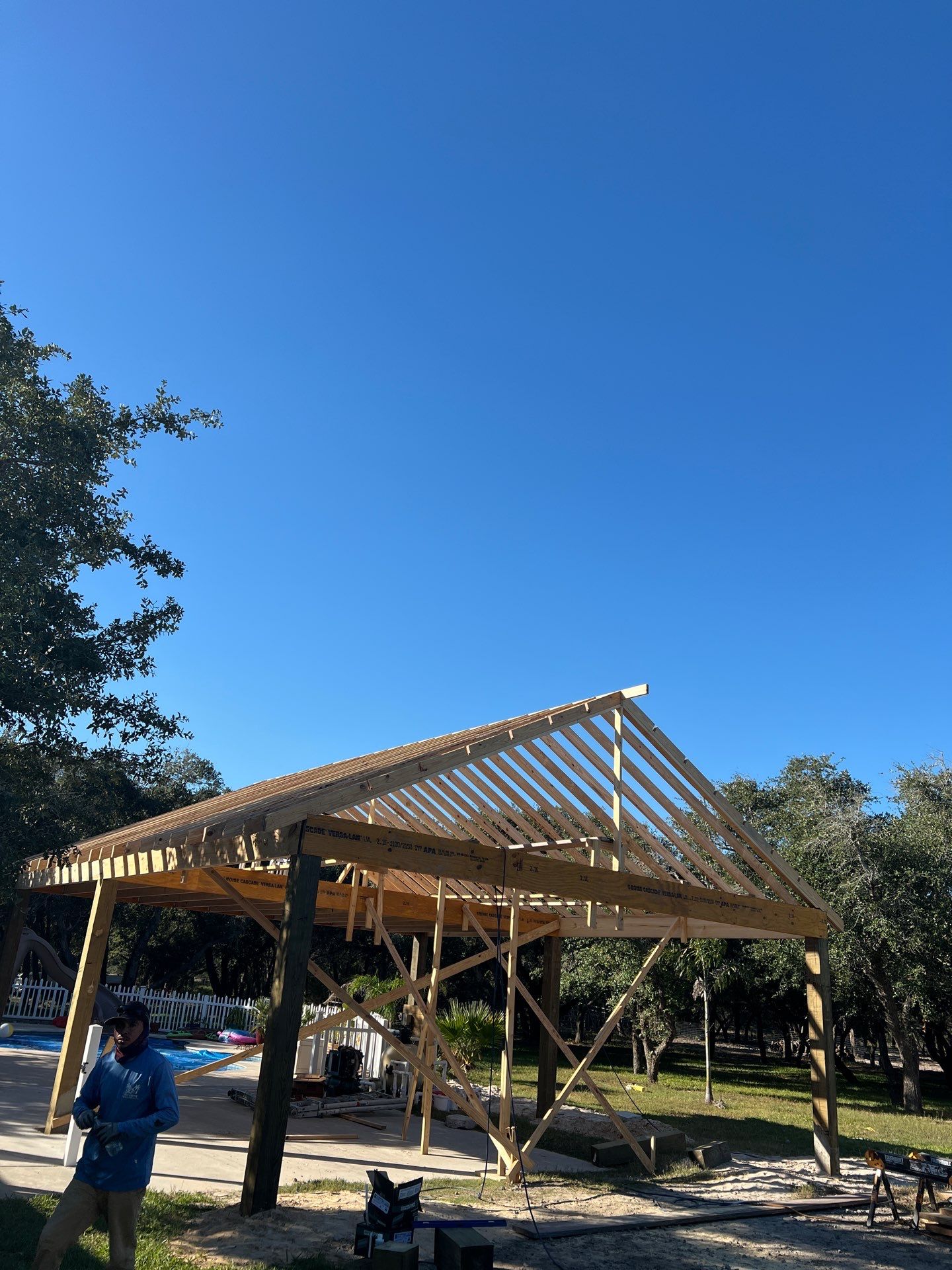 Poolside Pink Top by Bayfront Roofing and Construction