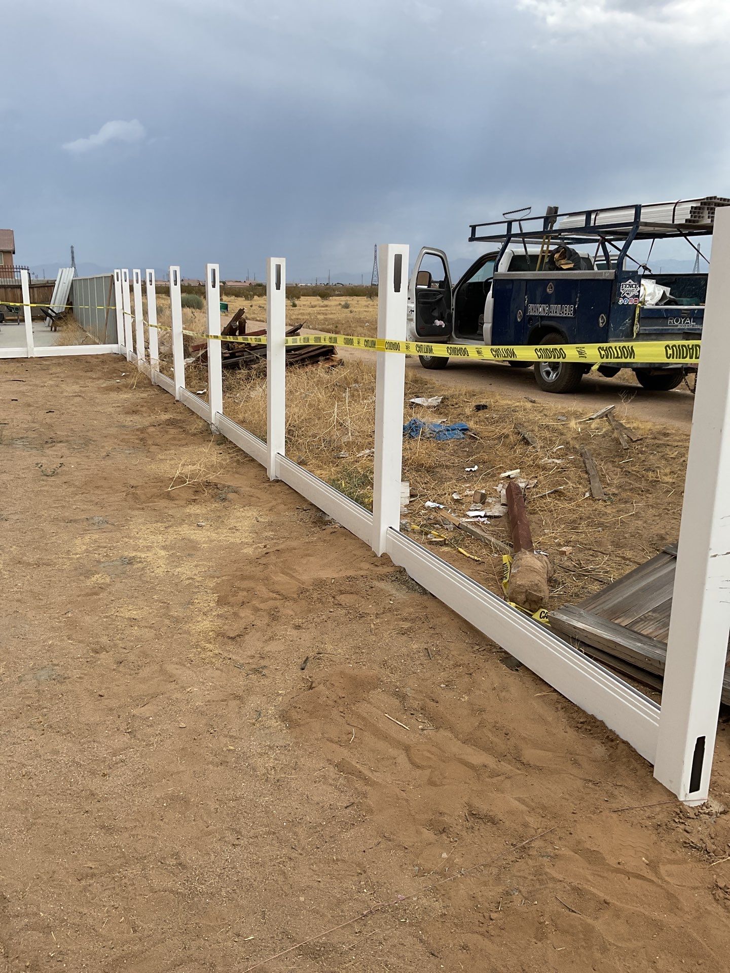 Fence Installation using Vinyl by Fence Guys Inc.