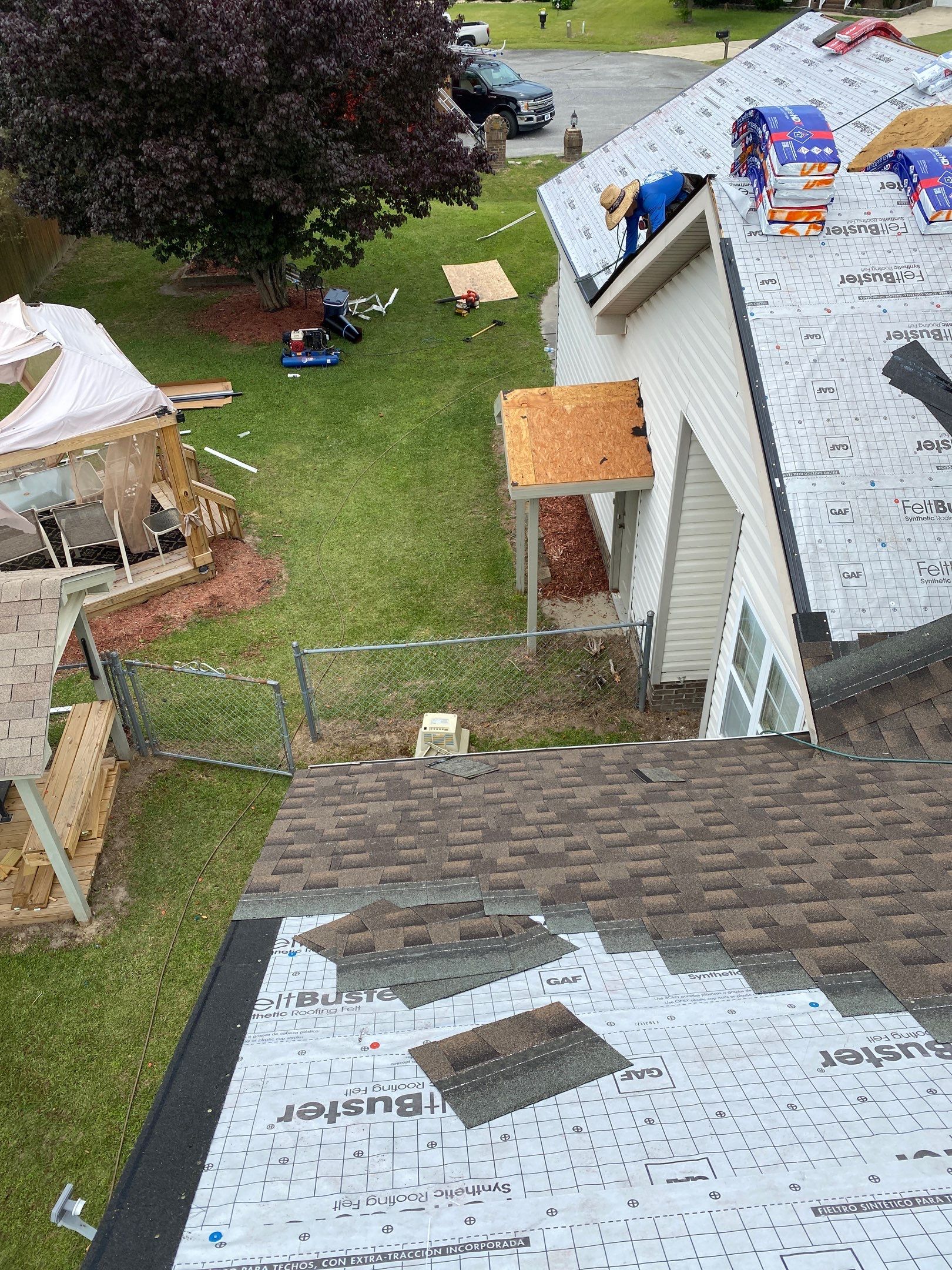 Roof Replacement - GAF Timberline HDZ Barkwood  by Pro Performance Roofing
