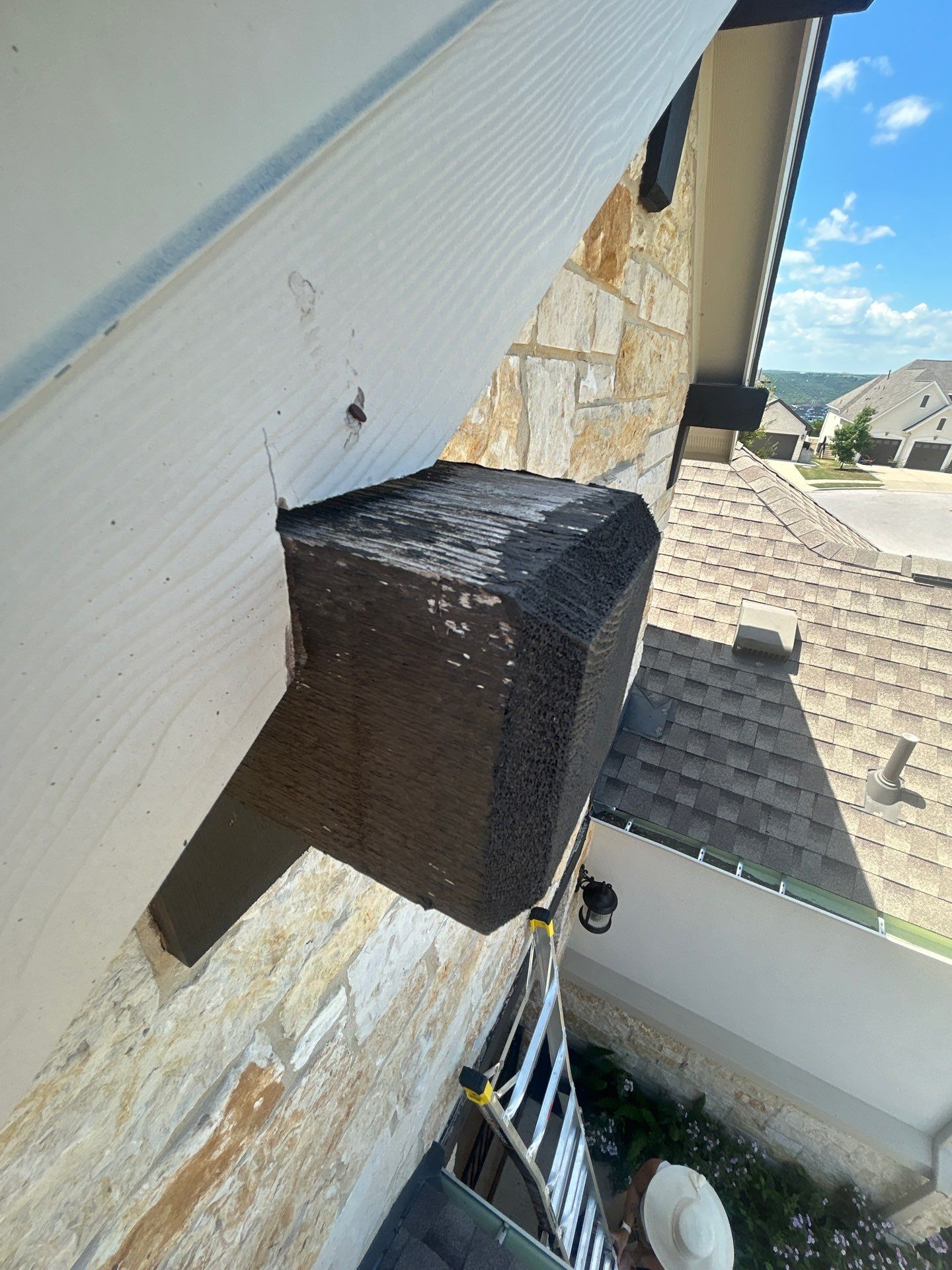 Residential Roof Replacement using GAF - Armorshield ll - Weathered Wood by Action Exteriors Austin