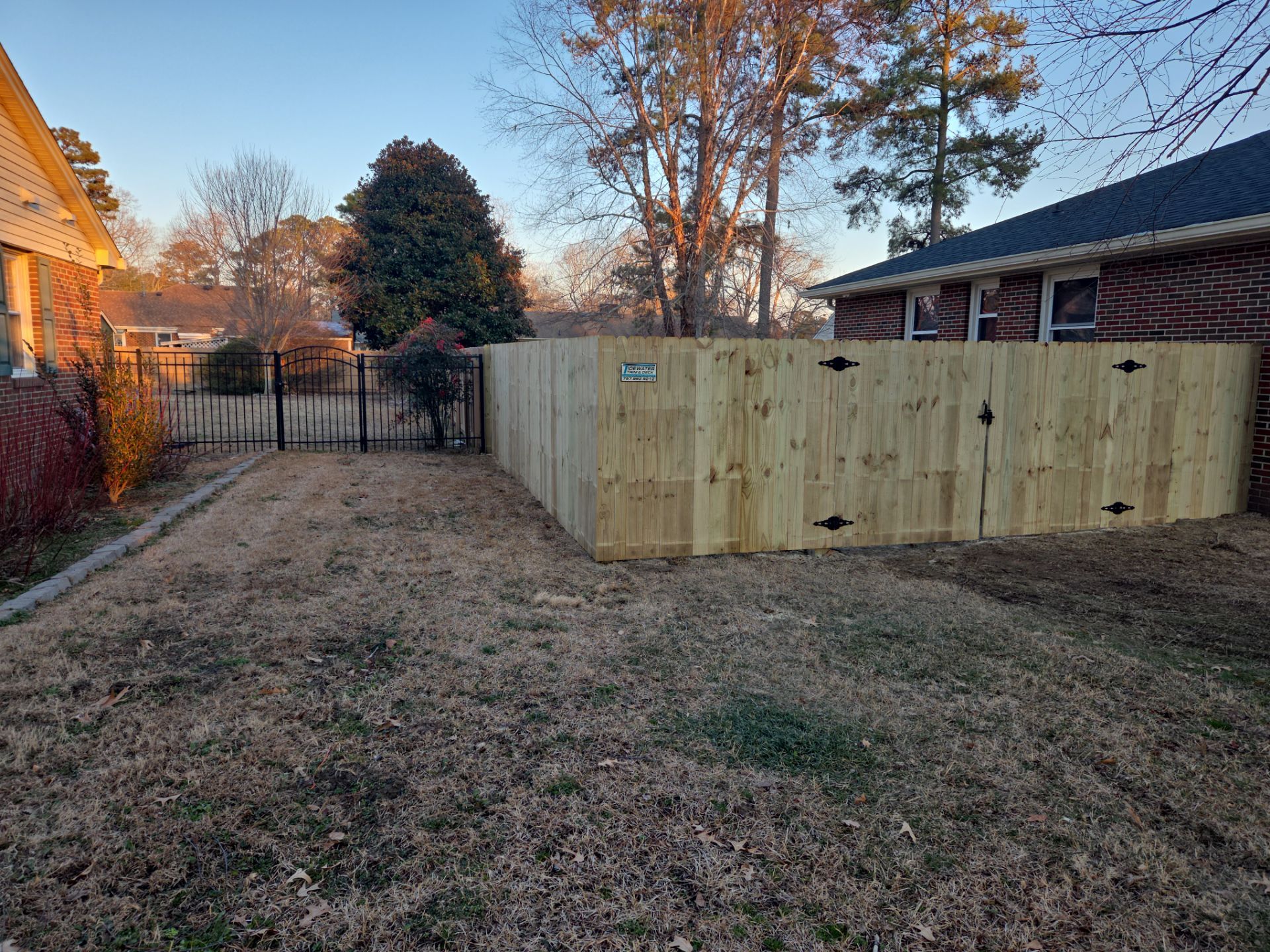 Finishing the Home with a Quality Fence by Tidewater Fence