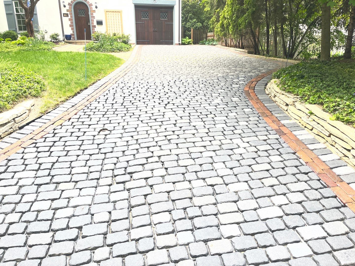 Glencoe, IL brick paver clean sand seal, repair, and reseal by Northern Power Washing LLC.