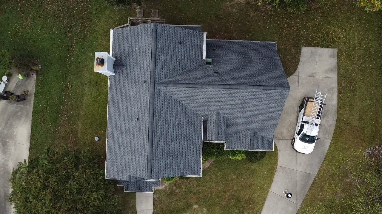 GAF HDZ Charcoal by Skybird Roofing