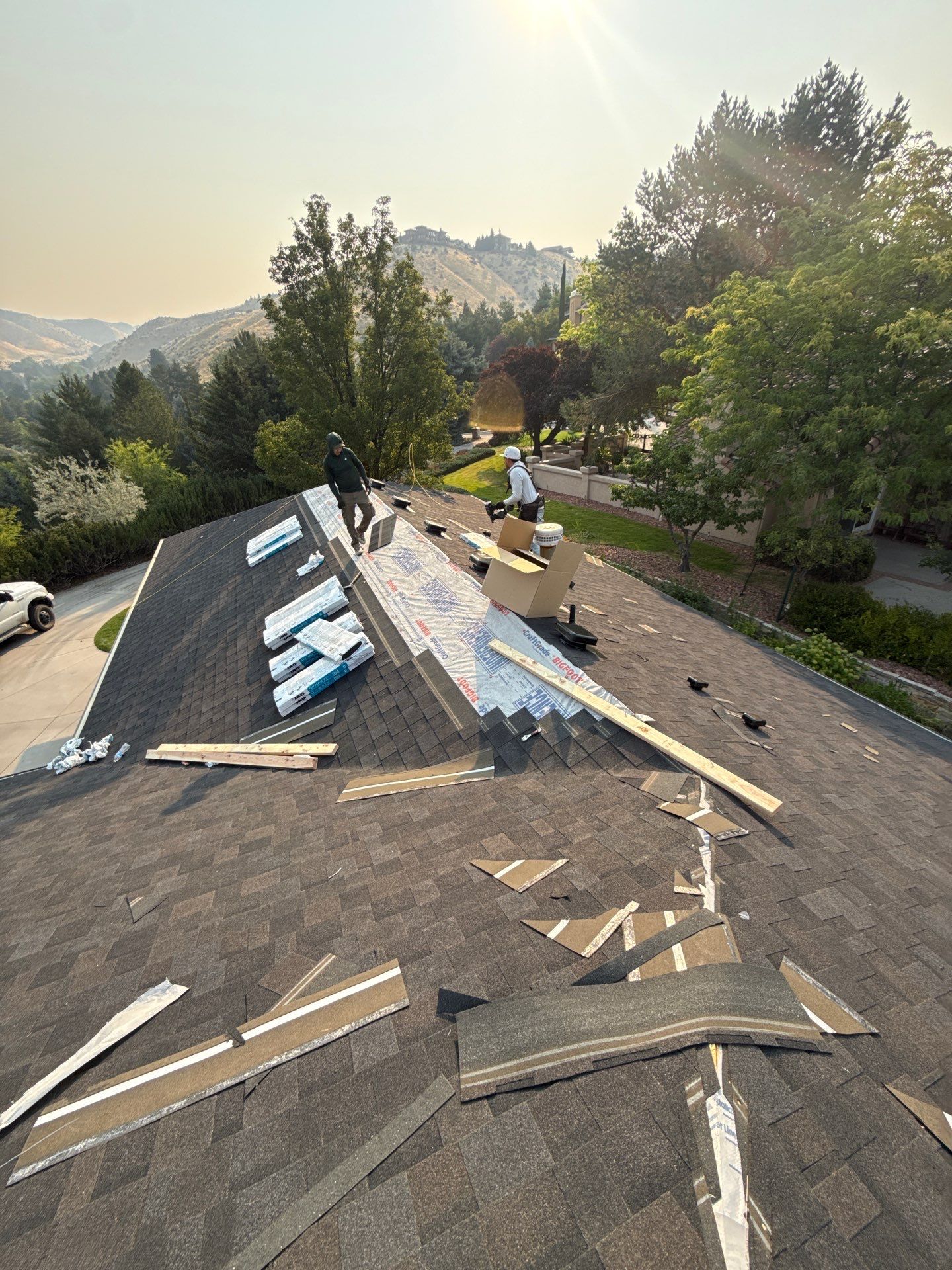 Cedar Shake to IKO Dynasty Shingle Roof Replacement in Boise by Olive Roofing