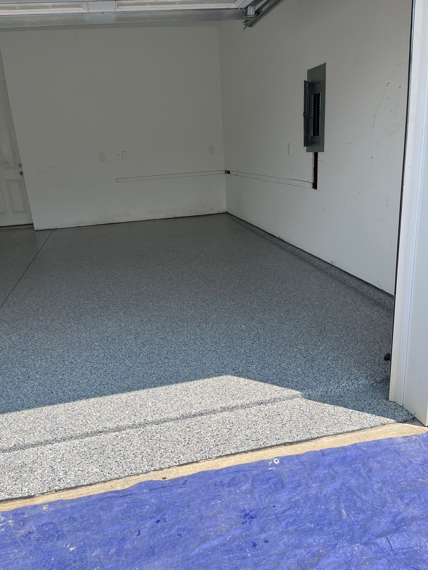 Garage Floor Coating using Stonewash by My Garage Floor Guys