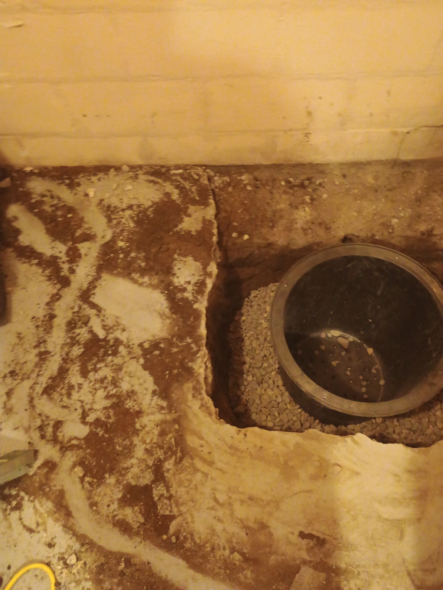 Sump Basin & Discharge Completion in St. Paul, MN by Waterproofing Northeast