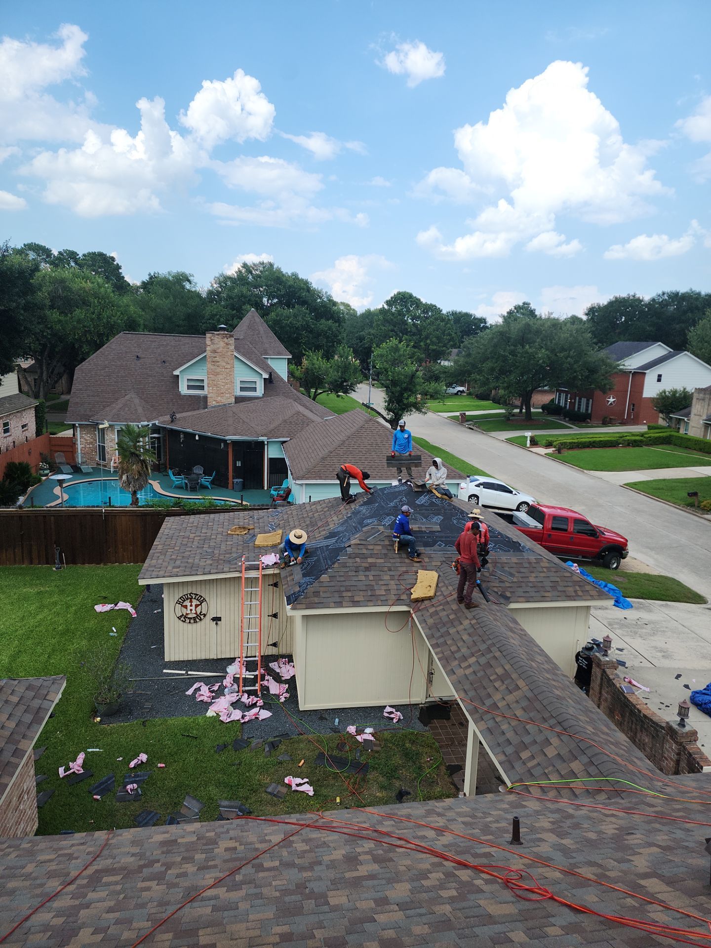 Residential Roofing Installation using Owen's Corning Duration (Lifetime) Shingles by Roof Repair Company