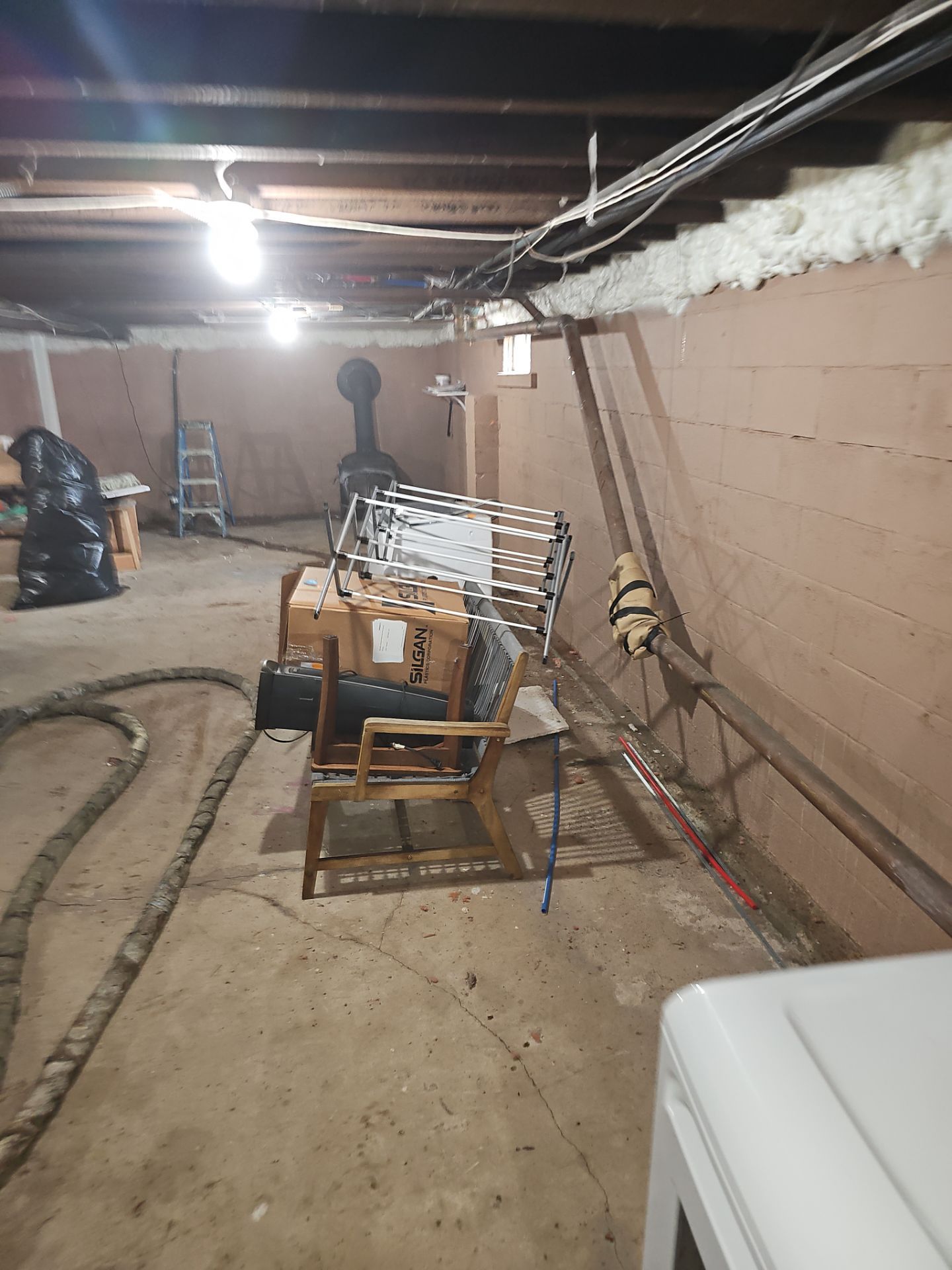 Attic Insulation using open cell spray foam by NYS Foam & Energy