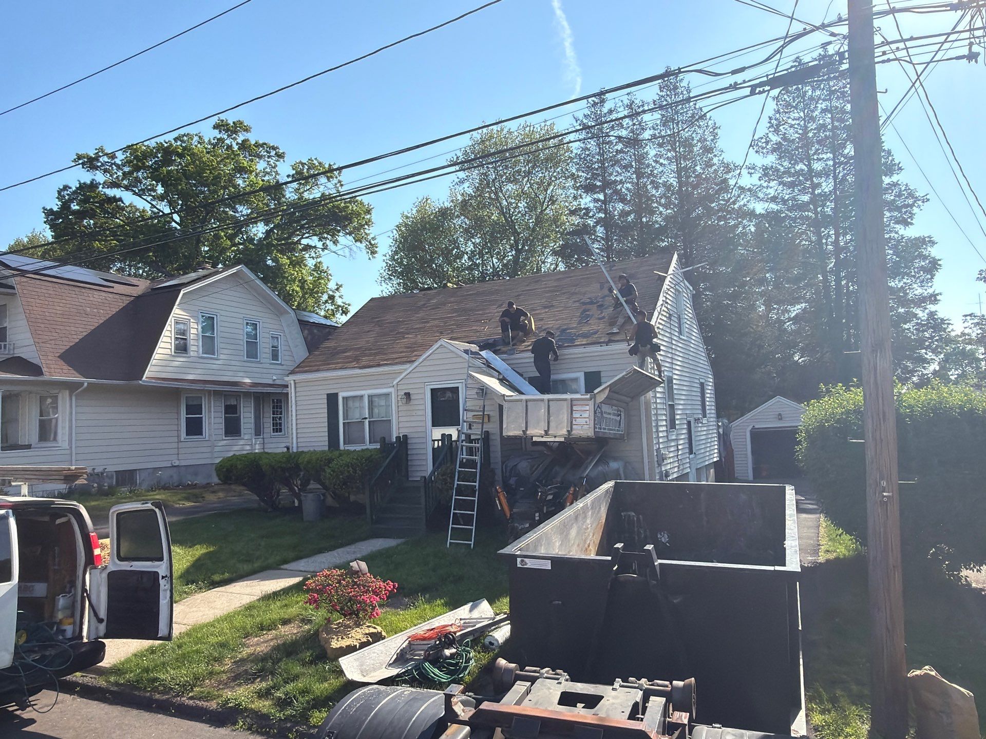 Residential Roof Replacement With Owens Corning Shingles in Stratford, CT by A Plus Exterior