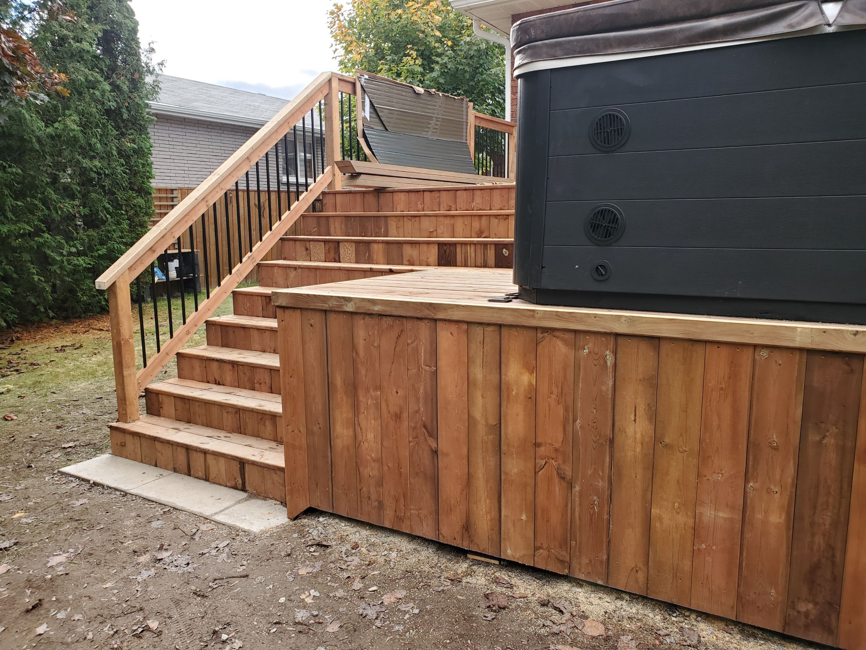 Deck Construction by Impact Construction Sudbury