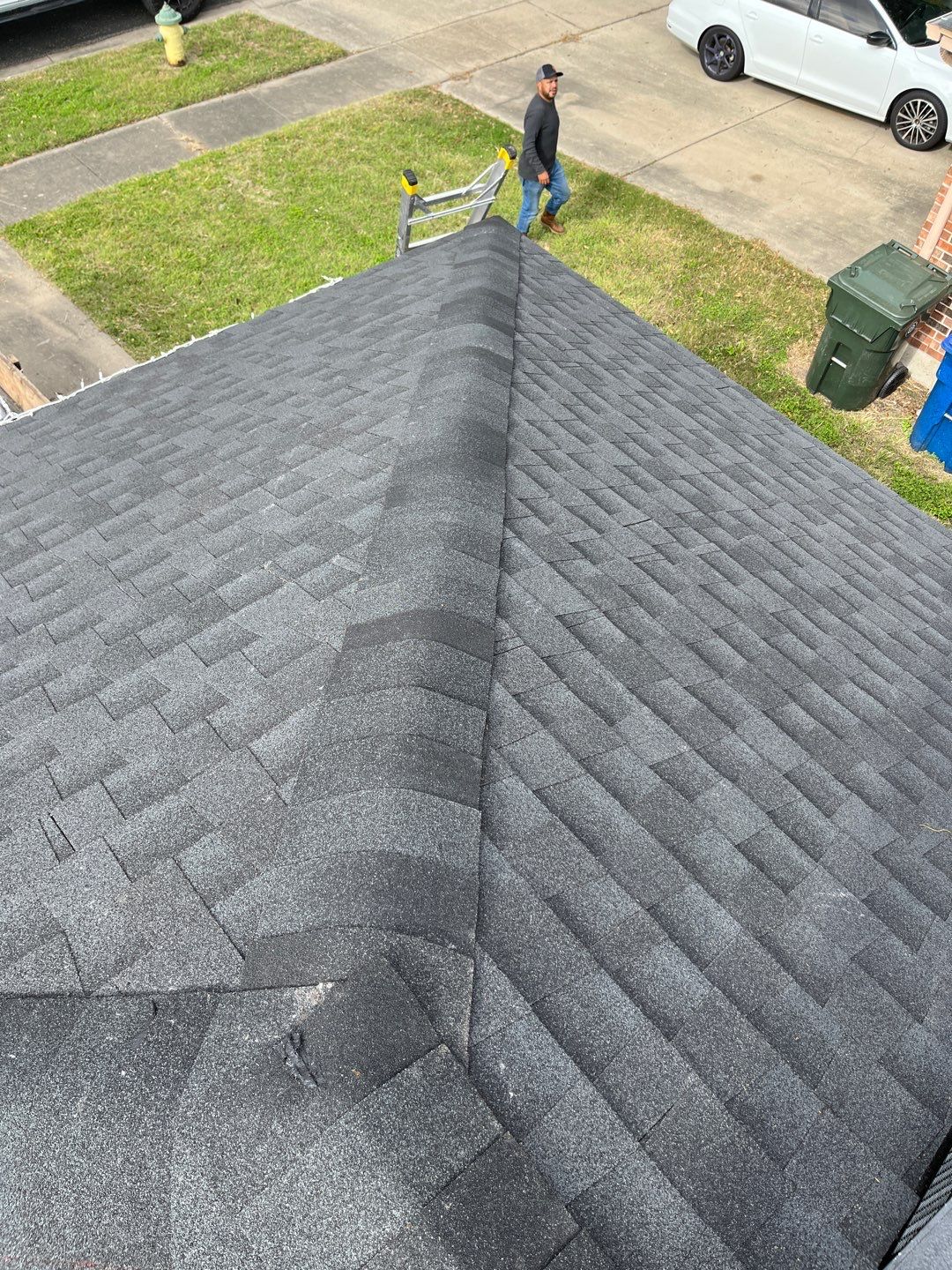 Residential Roofing Installation using GAF Natural Shadow by Lighthouse Roofing